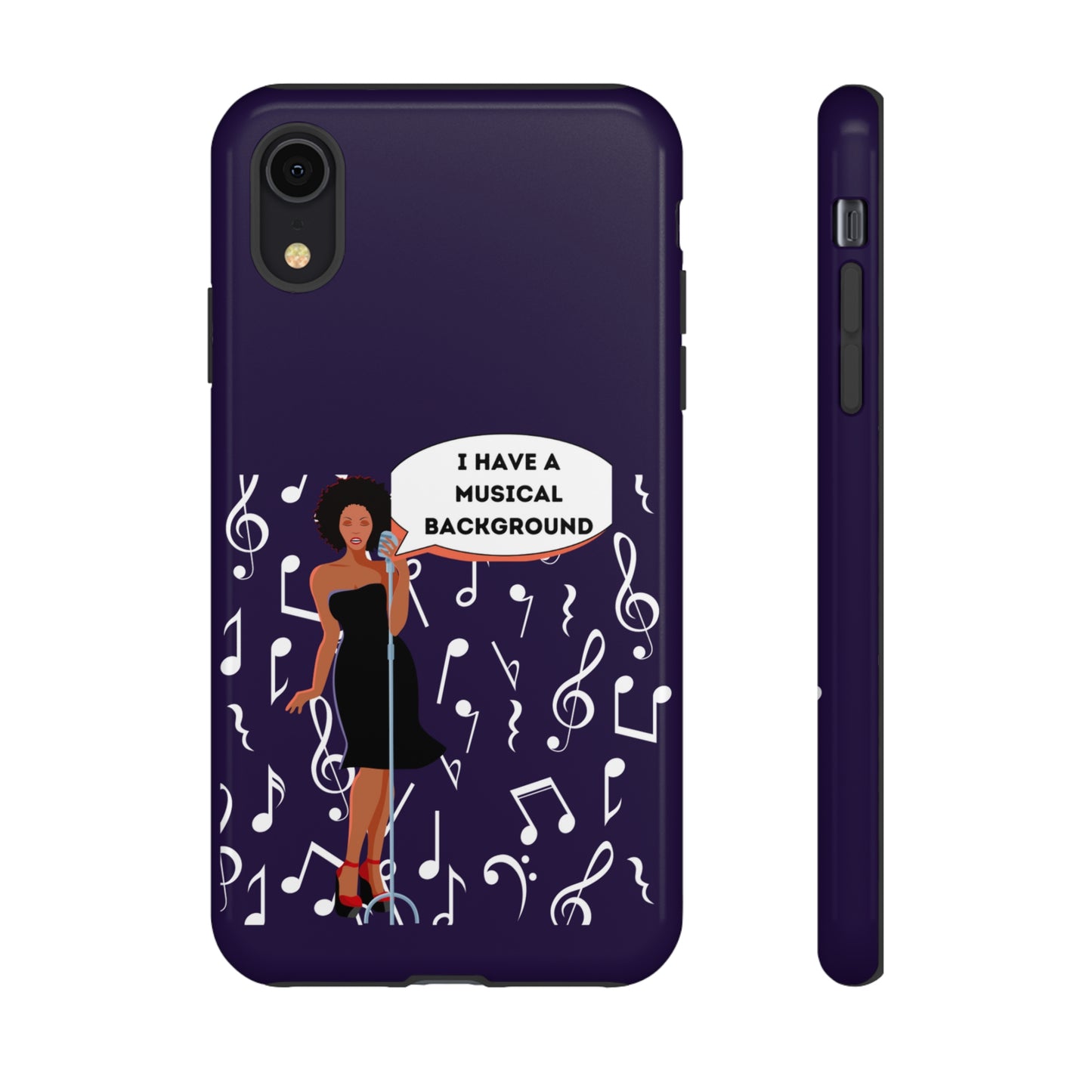 Lady Singer With Musical Background | Mostly Android Cases | MAC