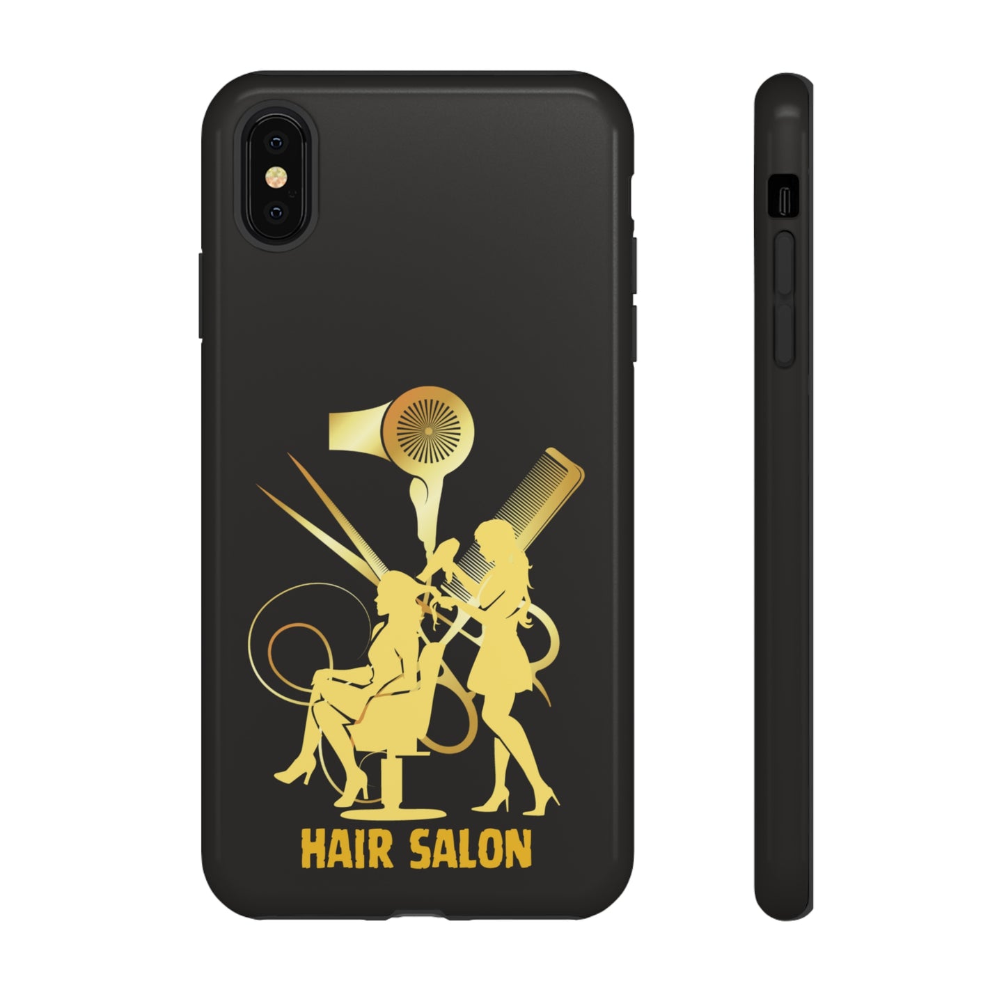 Black and Gold Hair Salon | Mostly Android Phone Cases | MAC