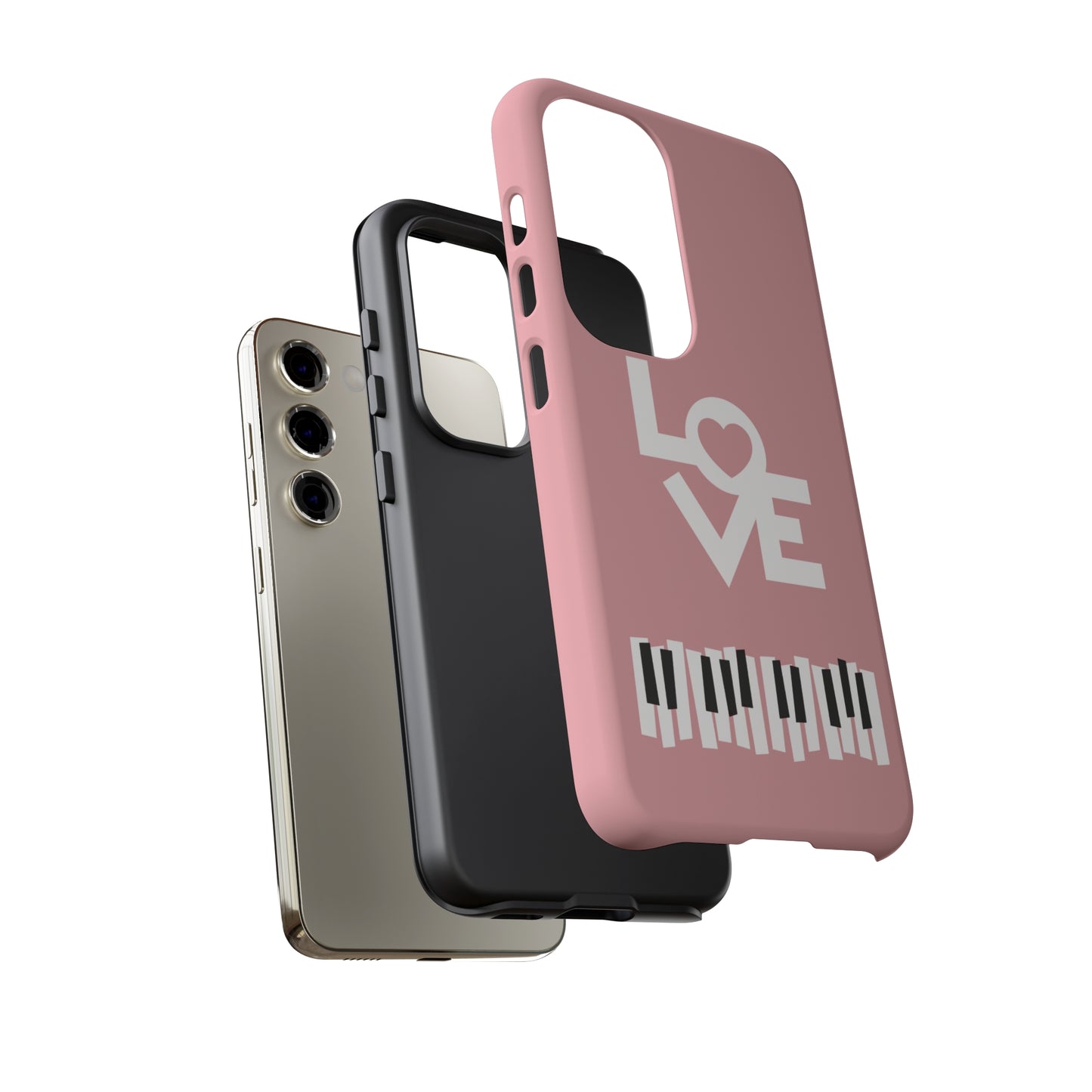 Pinkish Piano Love | Mostly Android Cases | MAC