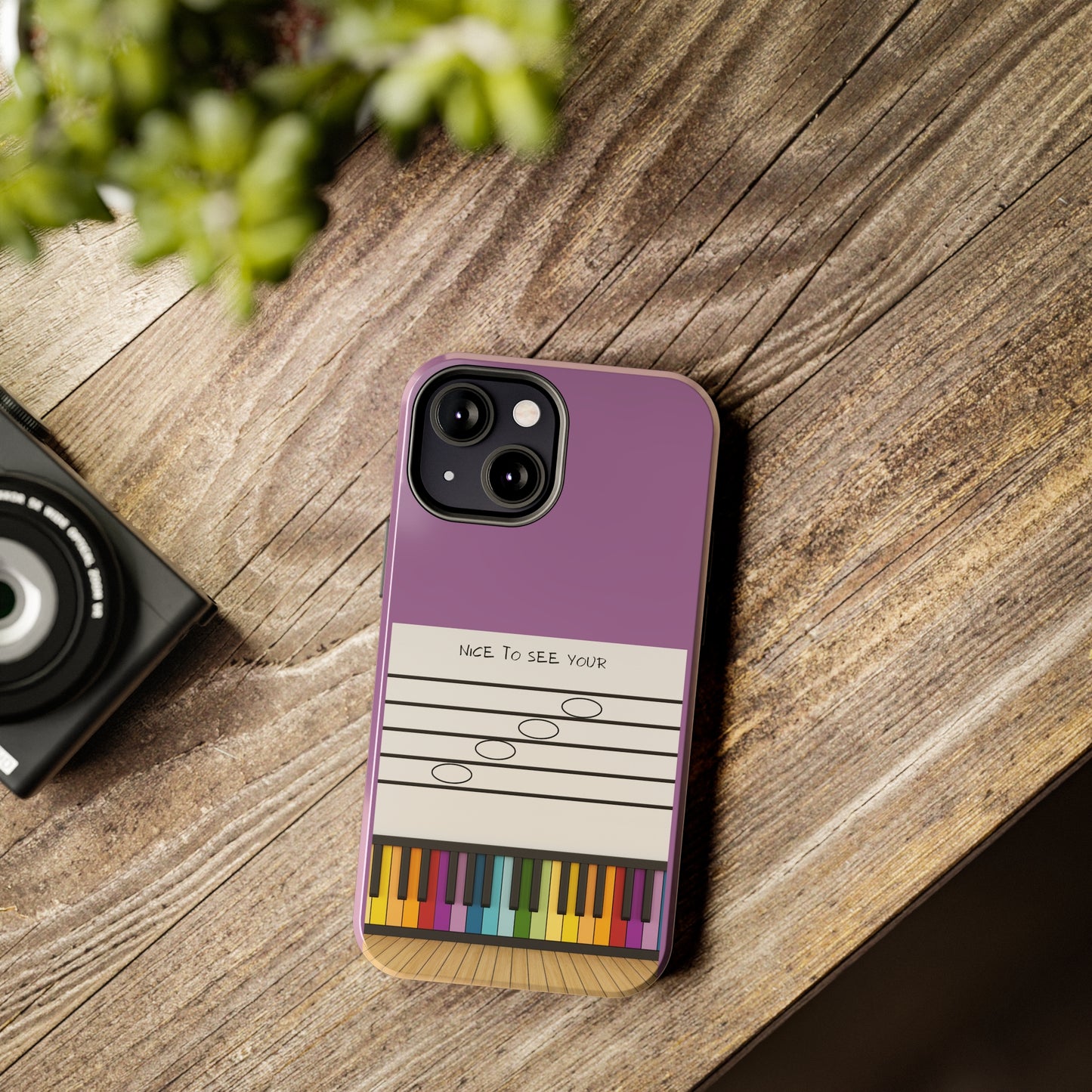 Purple Nice To See Your Face | Mostly iPhone Cases | MIC