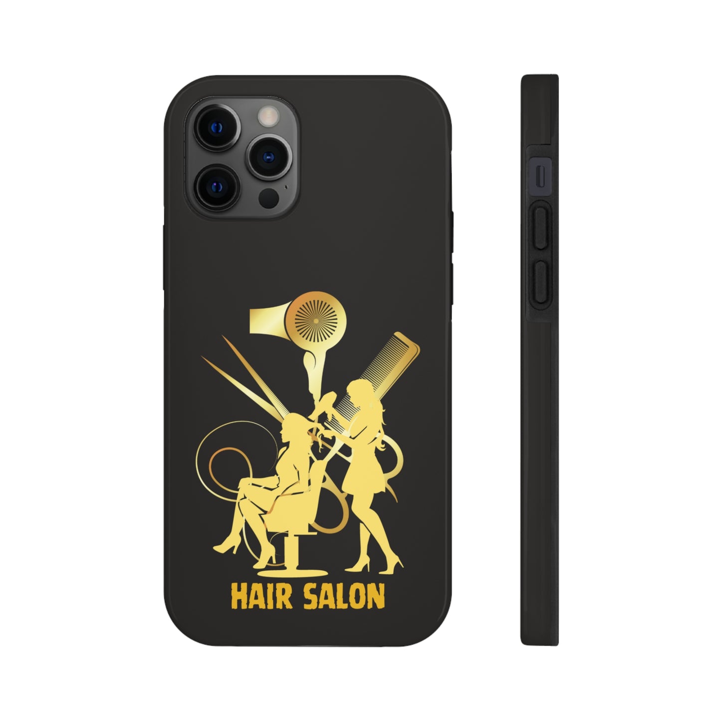 Black and Gold Hair Salon | Mostly iPhone Cases | MIC