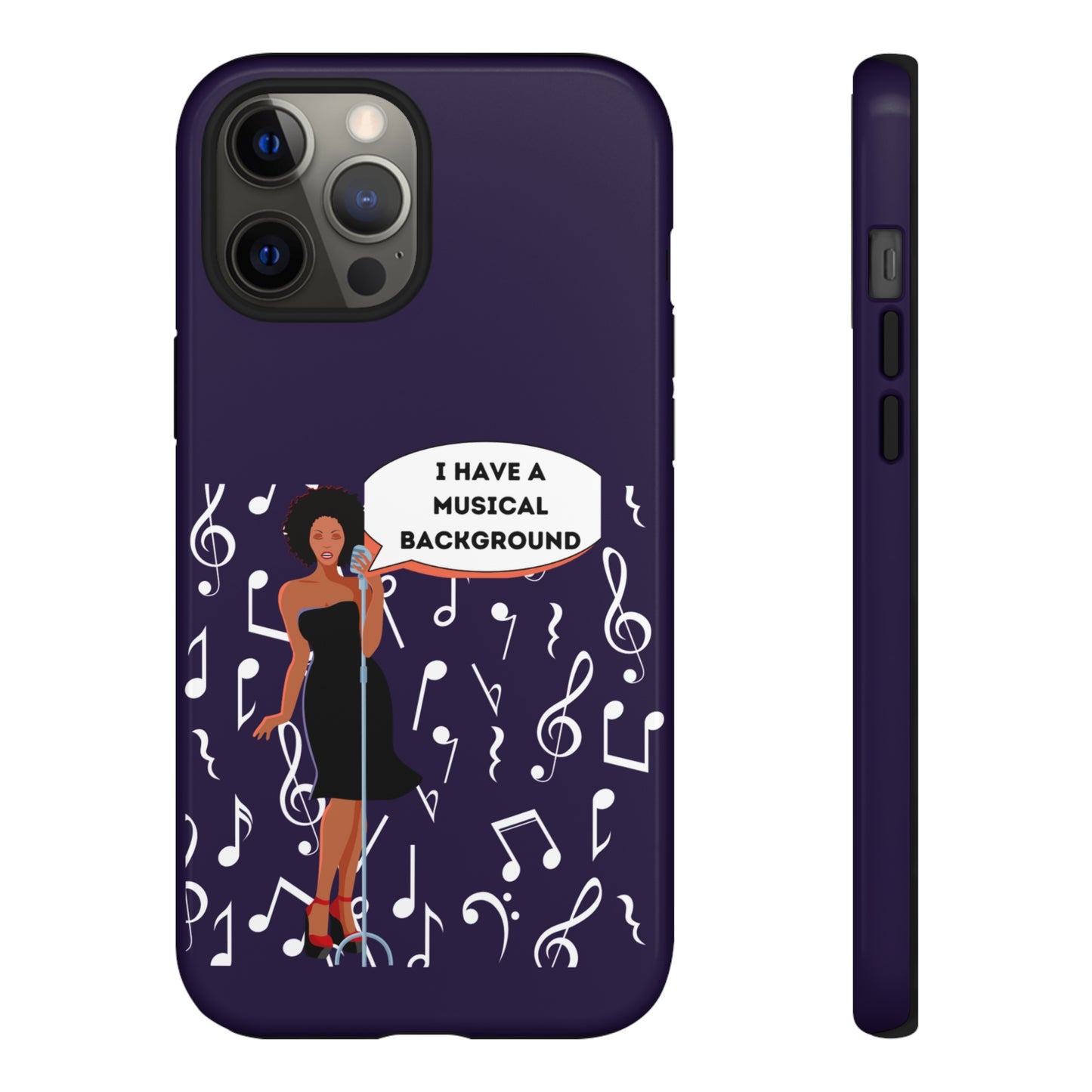 Lady Singer With Musical Background | Mostly Android Cases | MAC