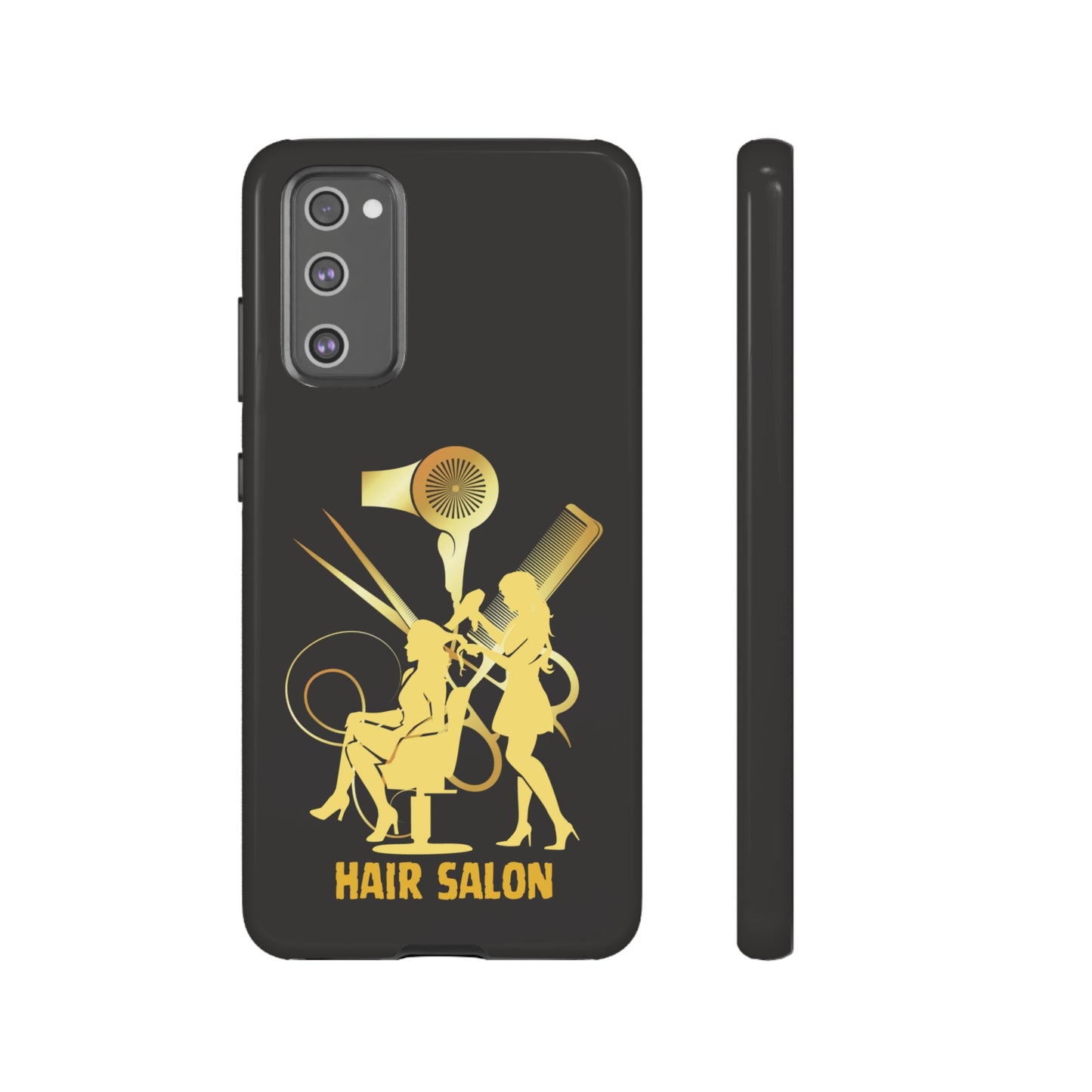 Black and Gold Hair Salon | Mostly Android Phone Cases | MAC