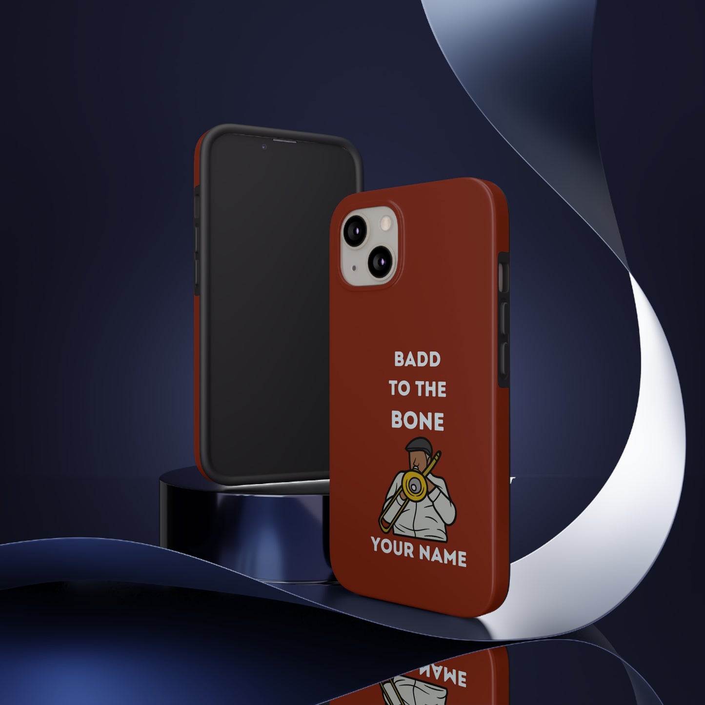 Badd to the Bone Trombone Man Phone Case | Mostly iPhone Cases | MIC