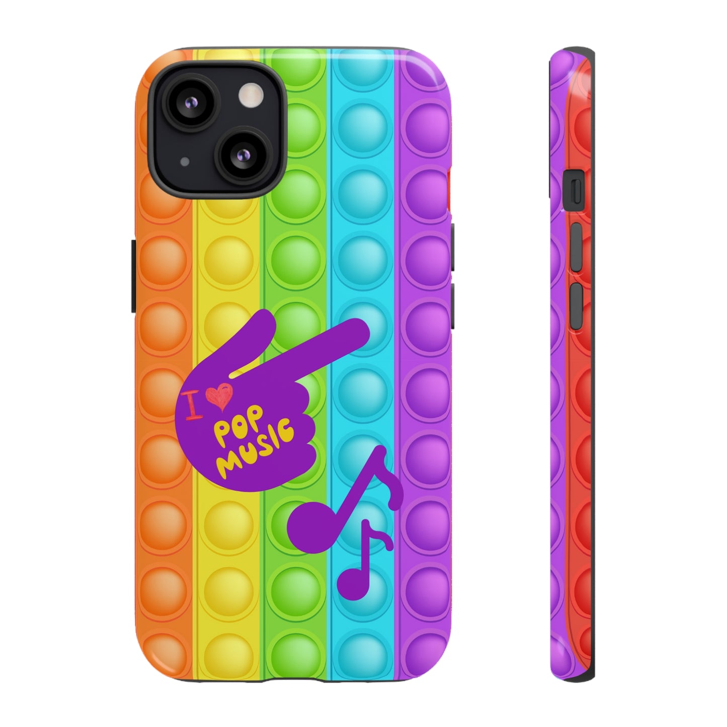 I Love Pop Music | Mostly Android Cases | MAC (not an actual pop it game)