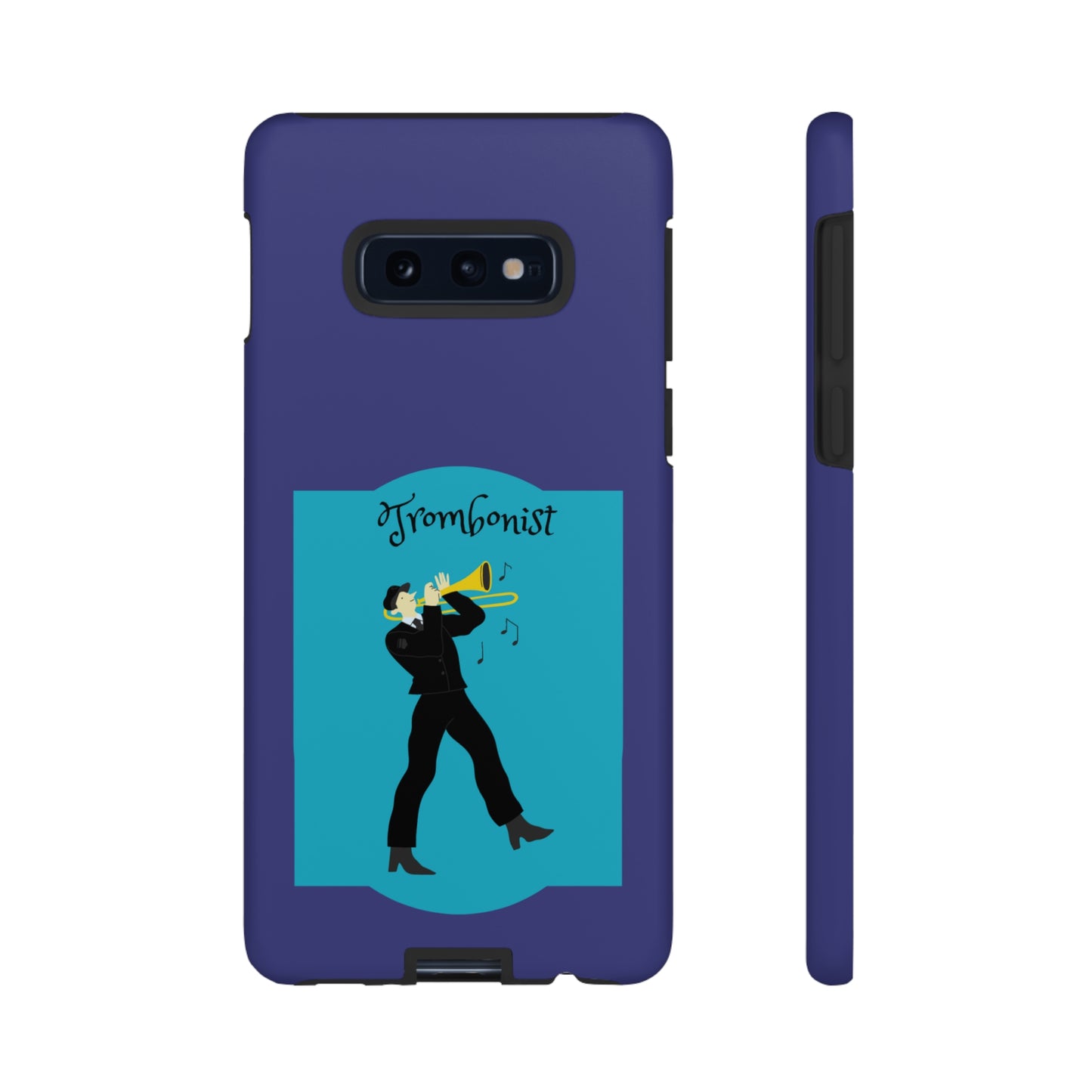 Blue Trombone Man | Mostly Android Cases | MAC