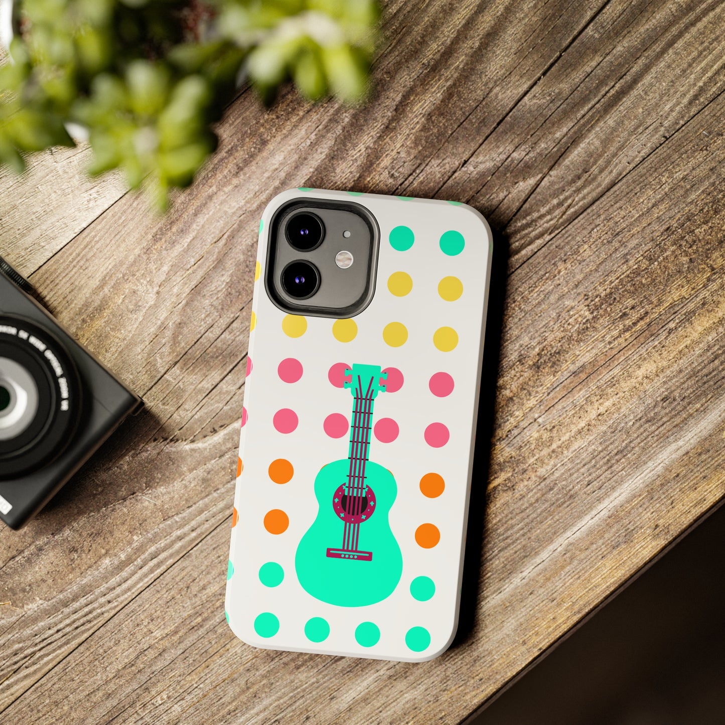 Guitar on Candy Buttons | Mostly iPhone Cases | MIC