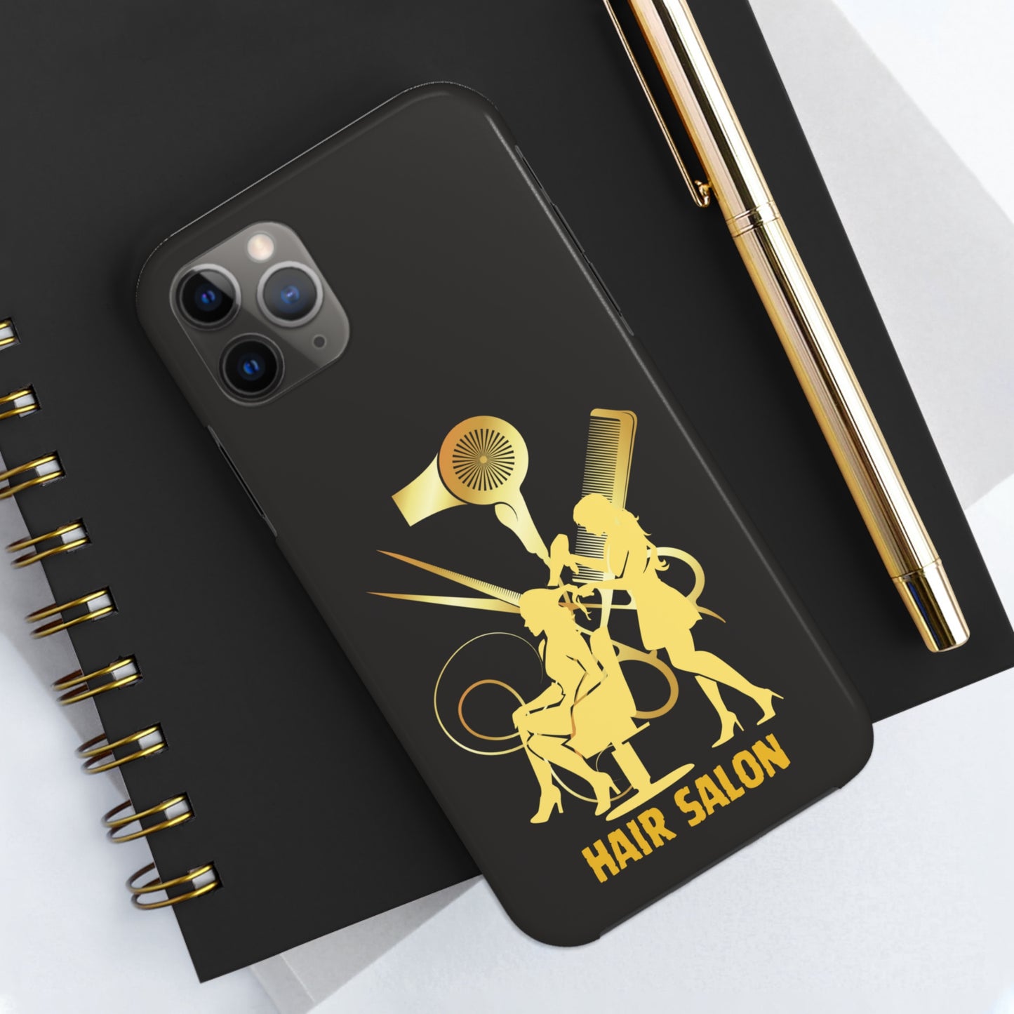 Black and Gold Hair Salon | Mostly iPhone Cases | MIC