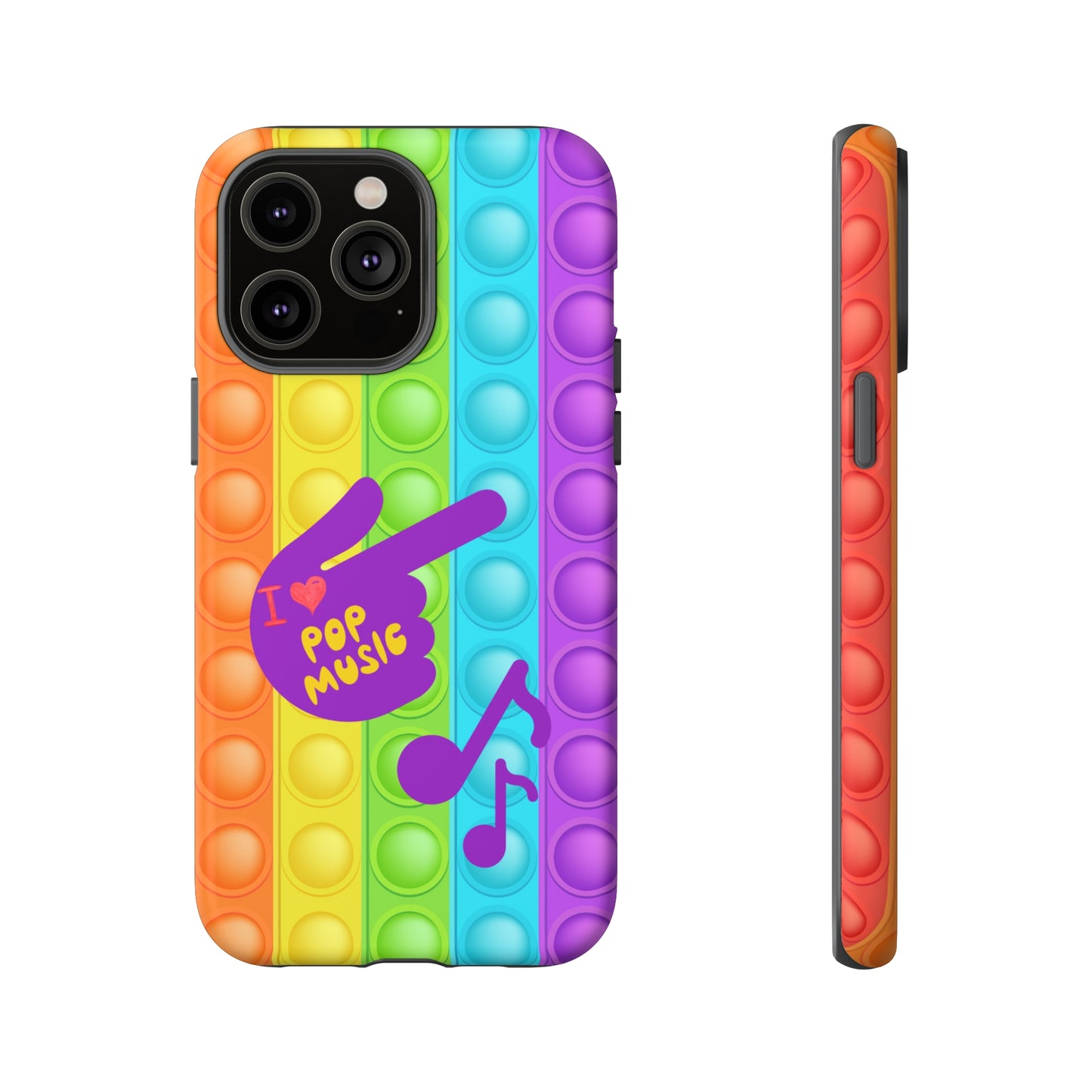 I Love Pop Music | Mostly Android Cases | MAC (not an actual pop it game)