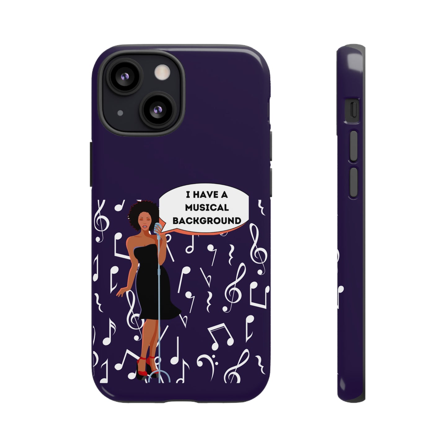 Lady Singer With Musical Background | Mostly Android Cases | MAC