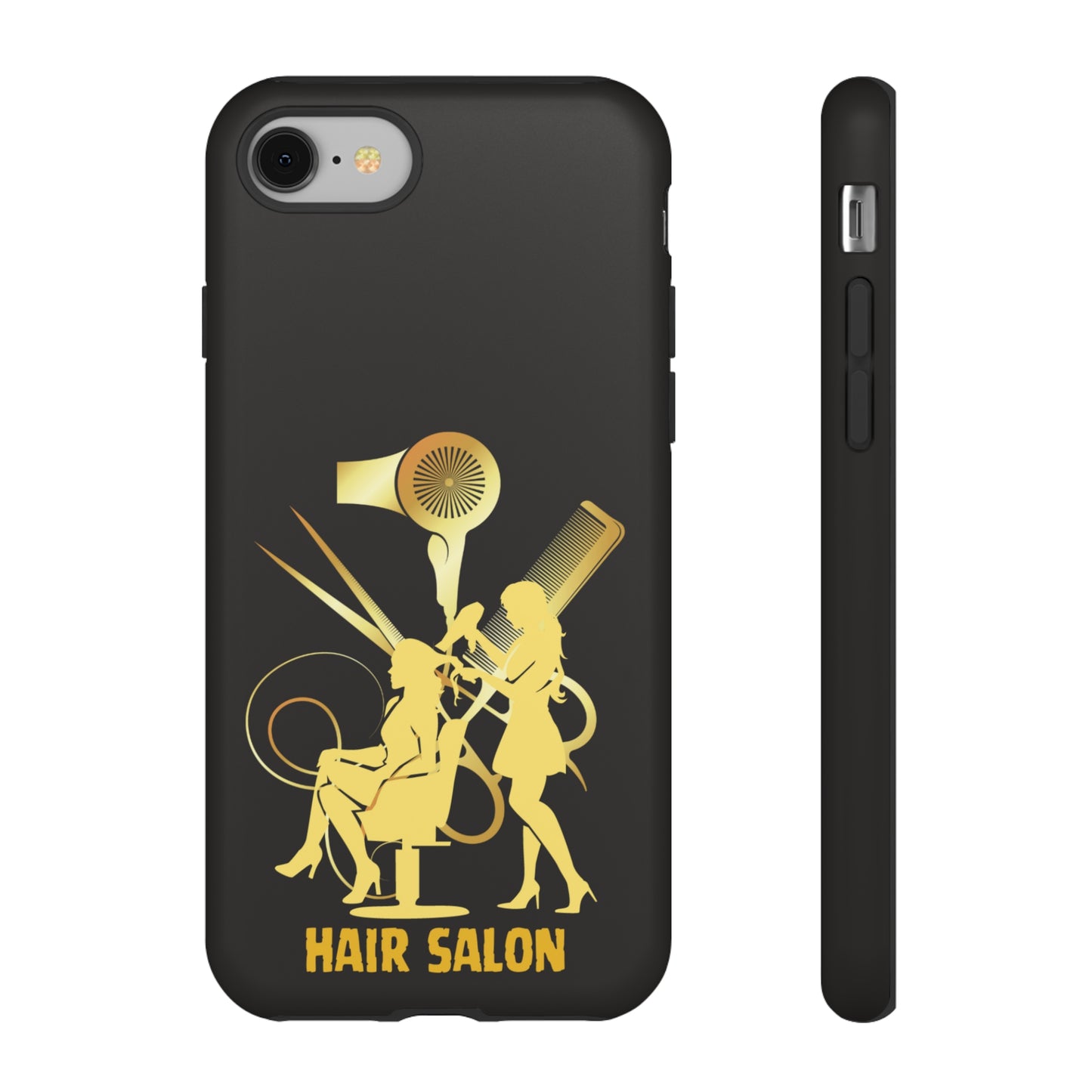 Black and Gold Hair Salon | Mostly Android Phone Cases | MAC