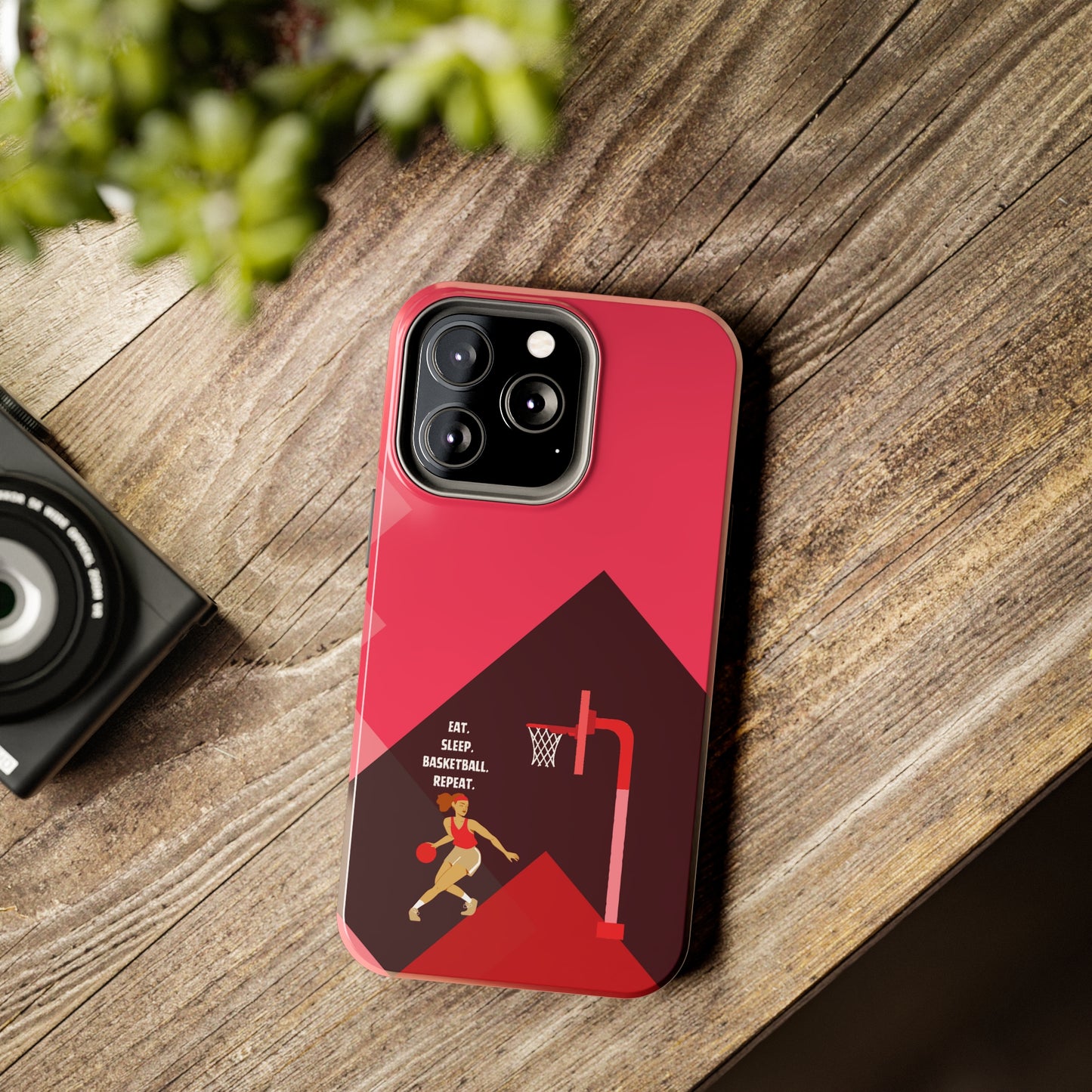 Red Basketball Girl | Mostly iPhone Cases | MIC