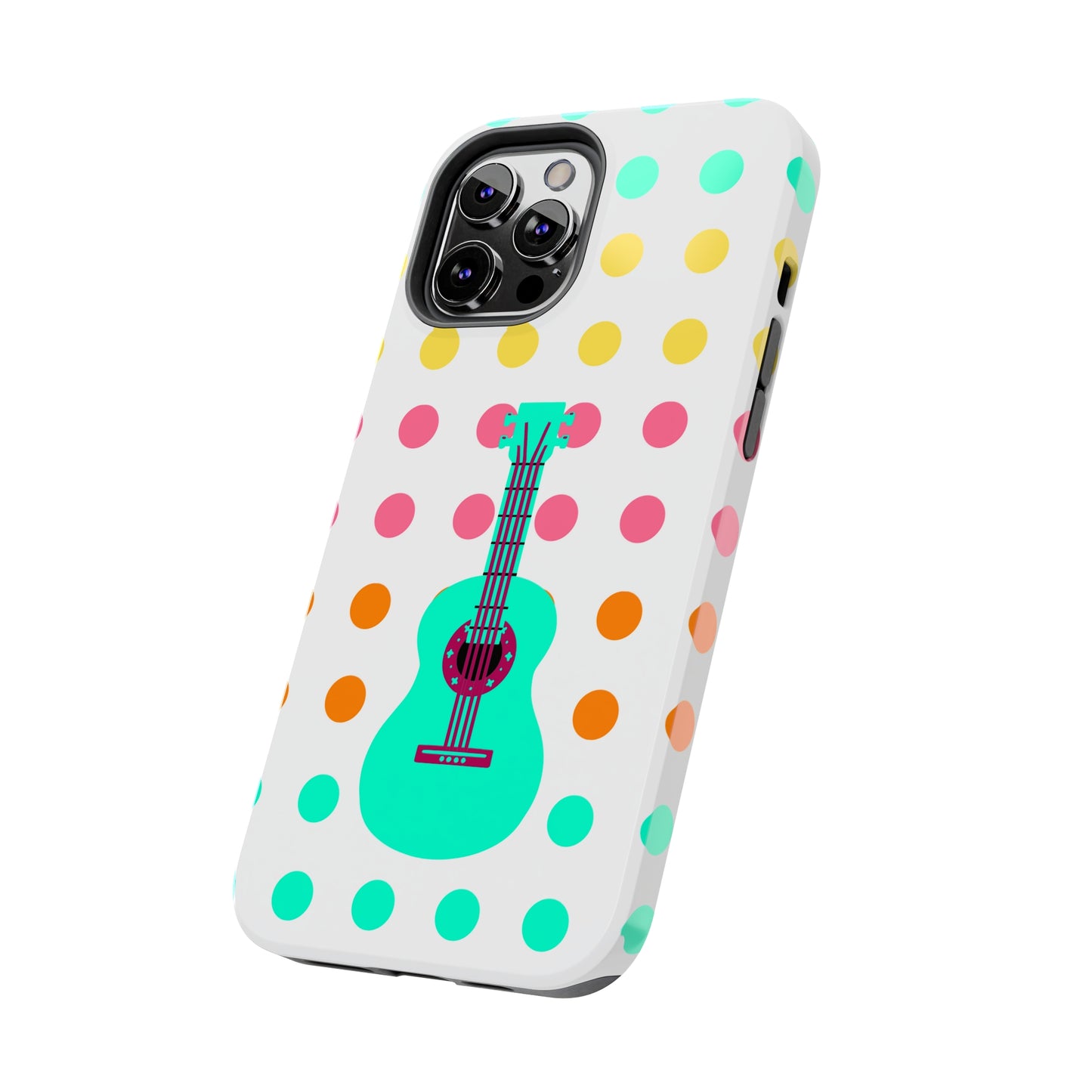 Guitar on Candy Buttons | Mostly iPhone Cases | MIC