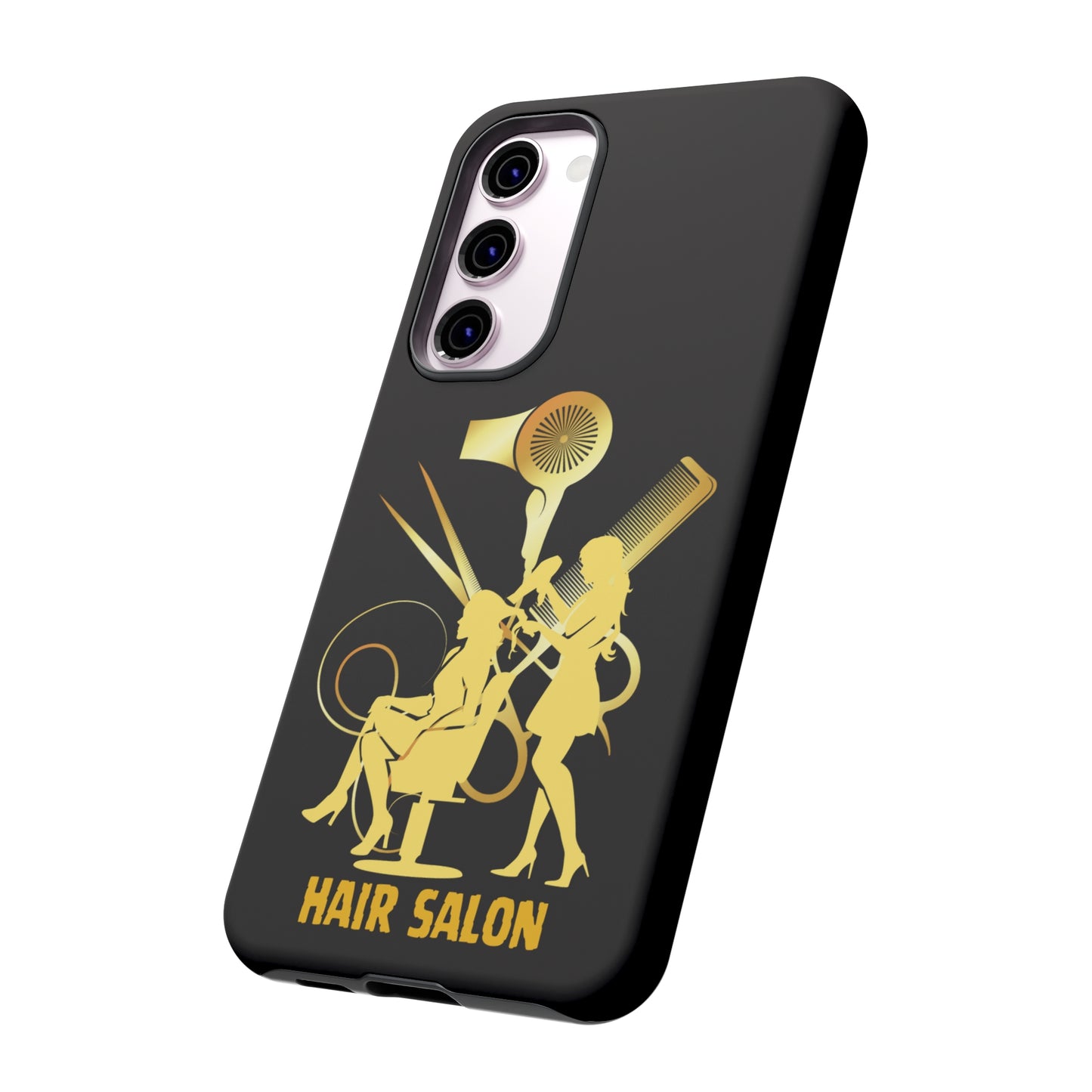 Black and Gold Hair Salon | Mostly Android Phone Cases | MAC