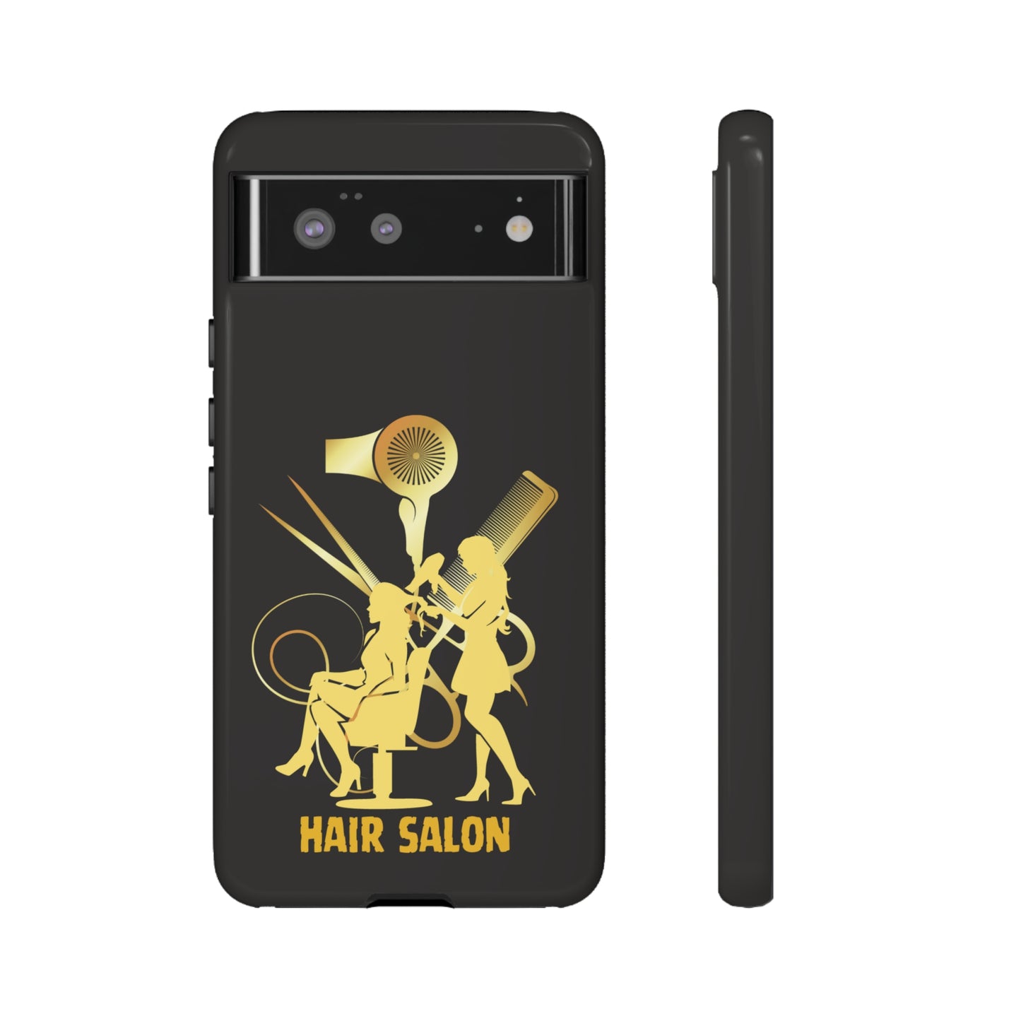 Black and Gold Hair Salon | Mostly Android Phone Cases | MAC