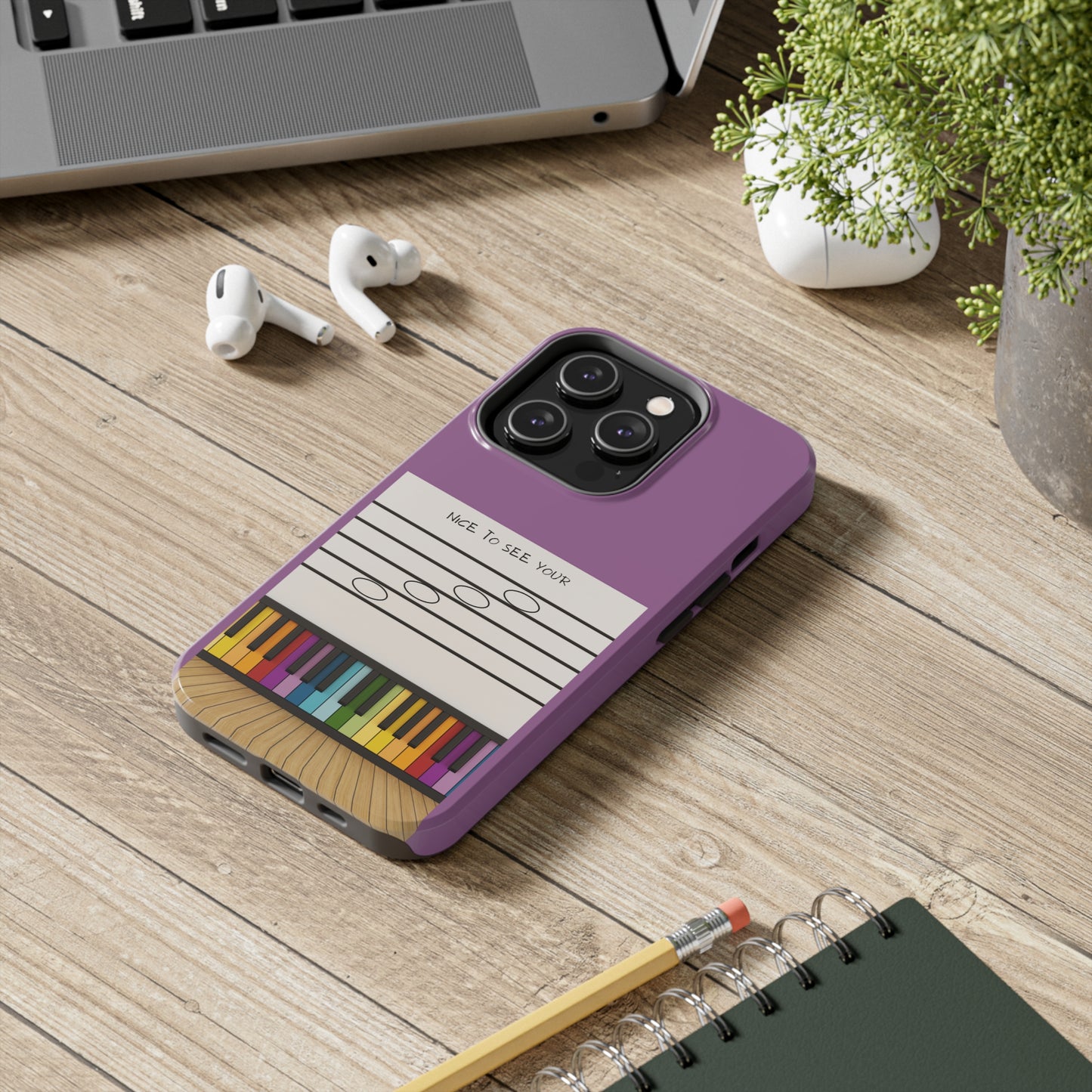 Purple Nice To See Your Face | Mostly iPhone Cases | MIC