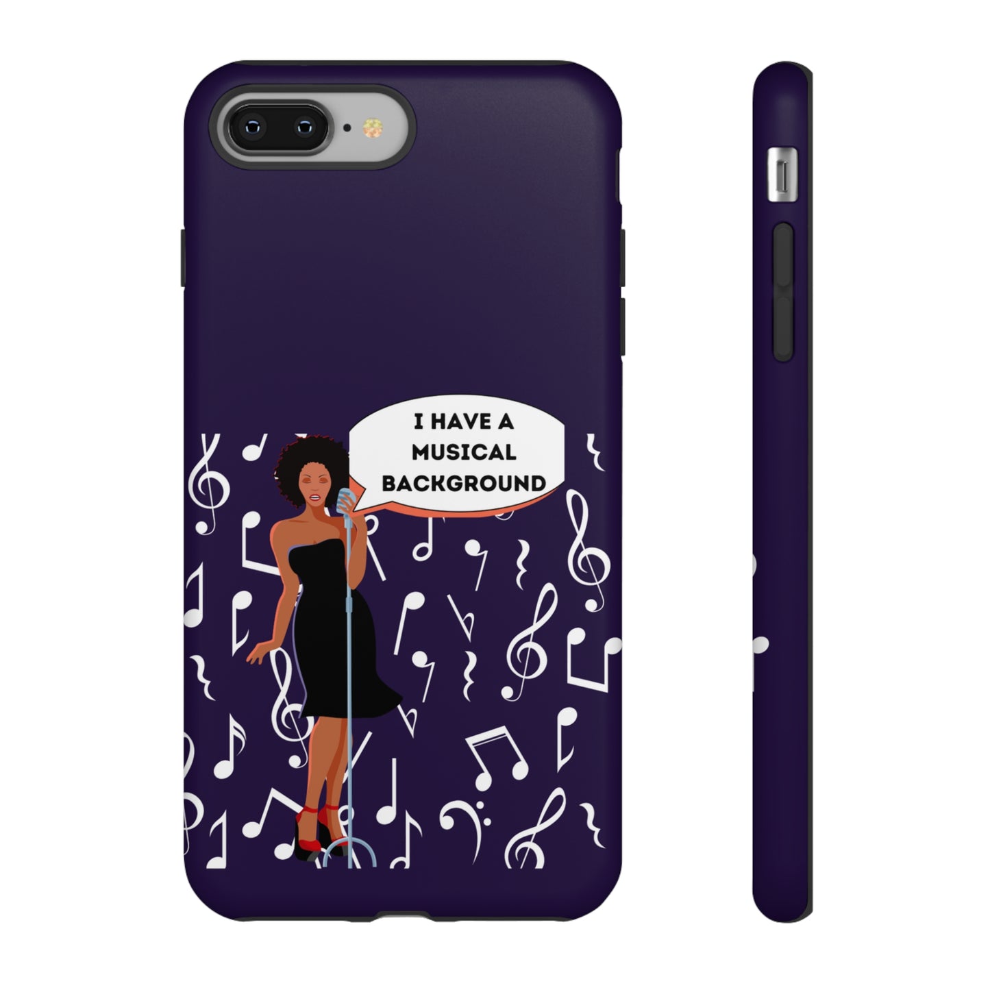 Lady Singer With Musical Background | Mostly Android Cases | MAC