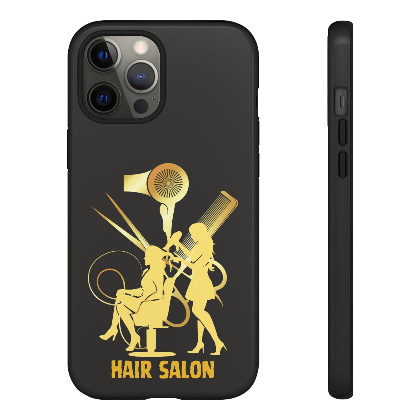 Black and Gold Hair Salon | Mostly Android Phone Cases | MAC