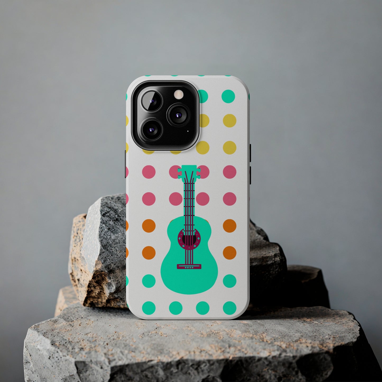 Guitar on Candy Buttons | Mostly iPhone Cases | MIC