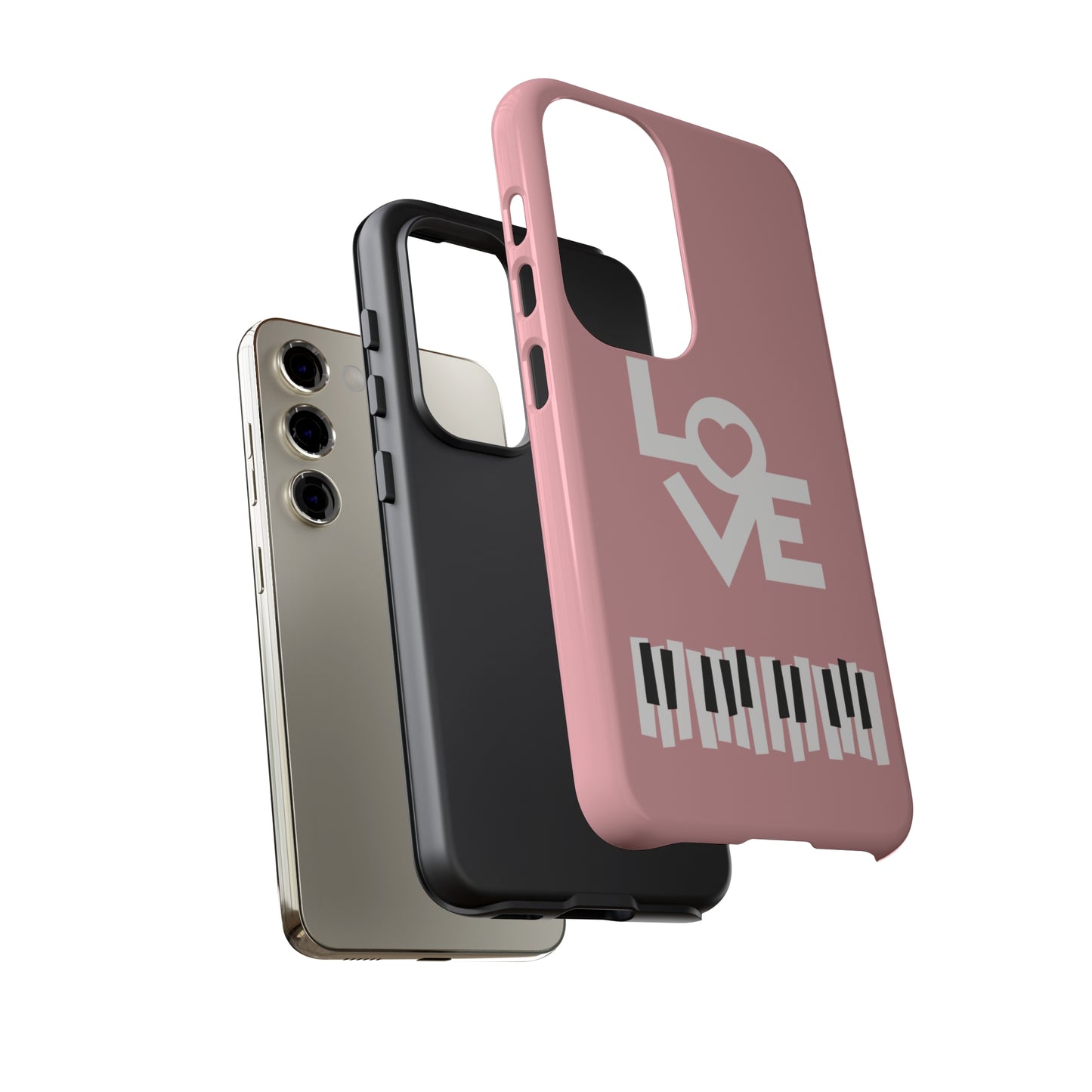 Pinkish Piano Love | Mostly Android Cases | MAC