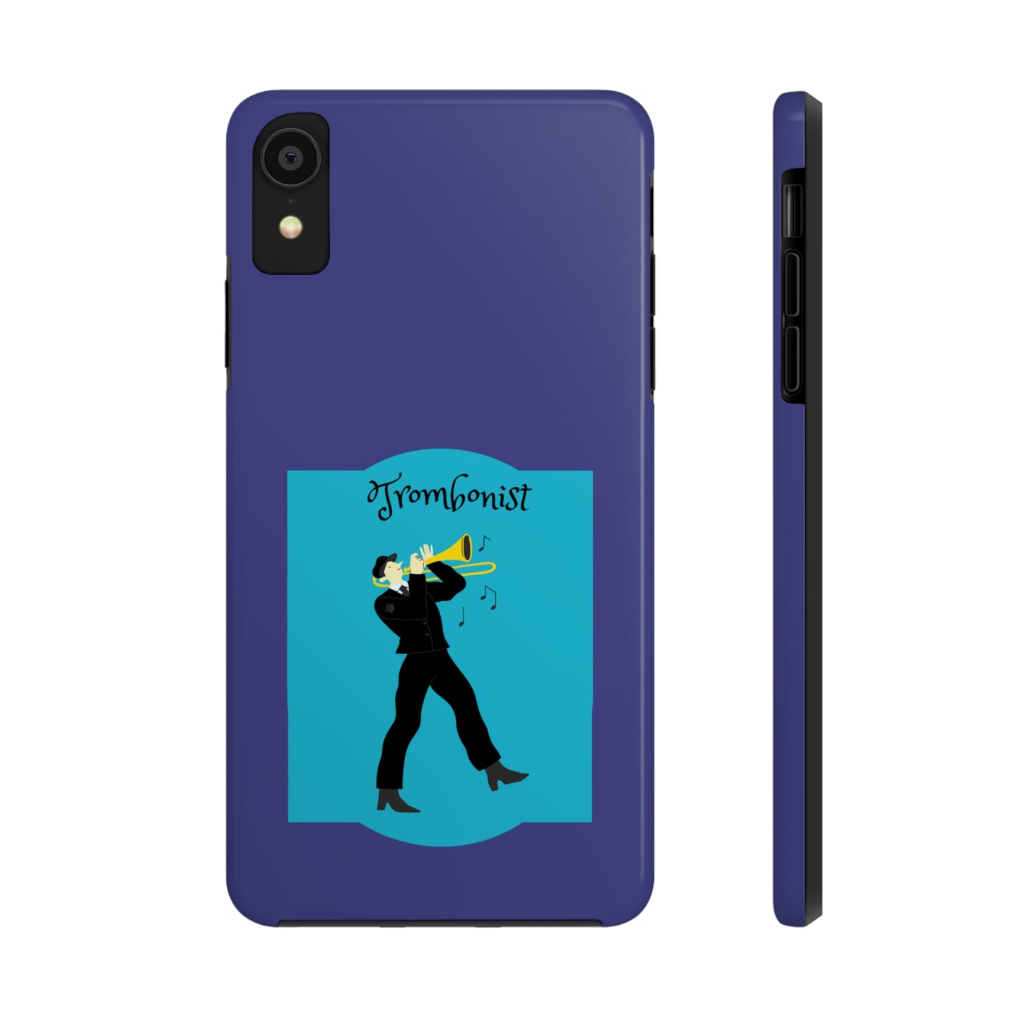 Blue Trombone Man | Mostly iPhone Cases | MIC