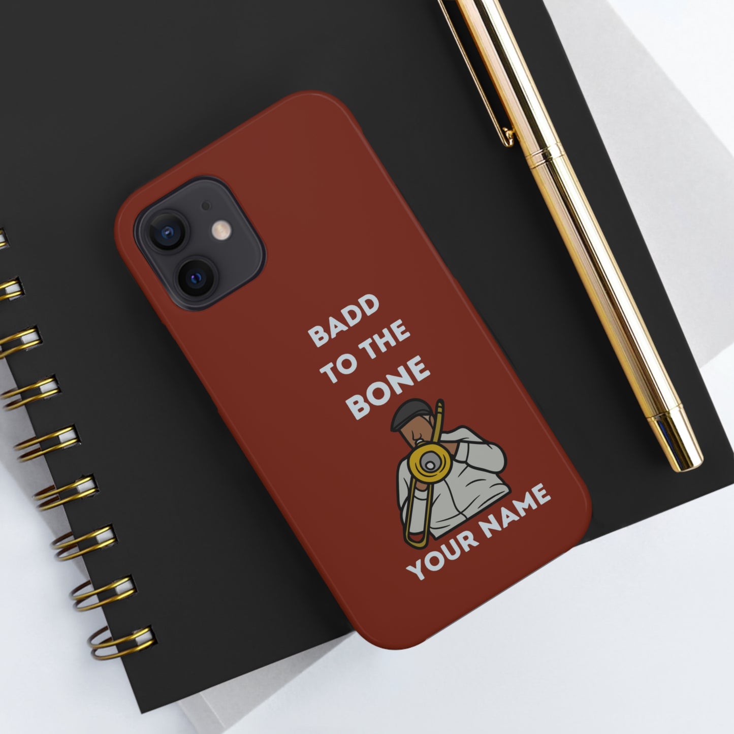 Badd to the Bone Trombone Man Phone Case | Mostly iPhone Cases | MIC