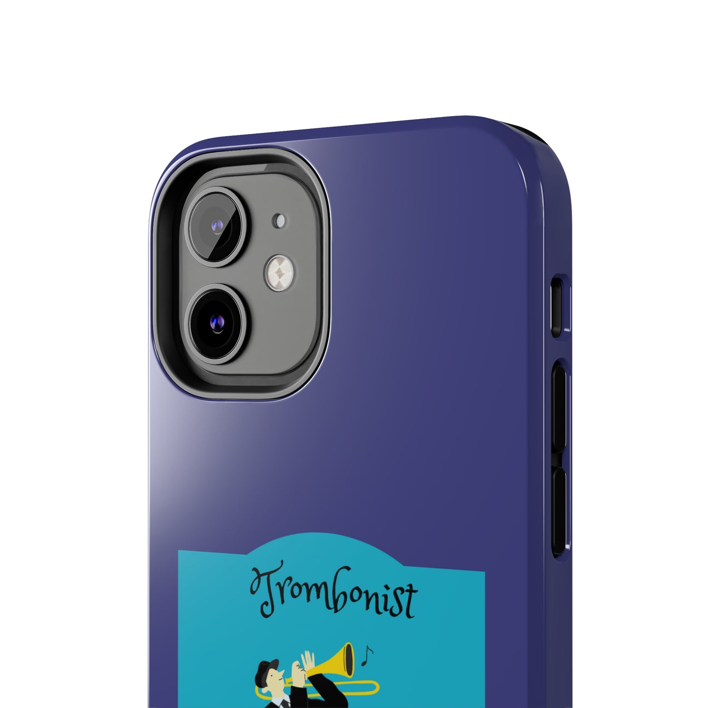 Blue Trombone Man | Mostly iPhone Cases | MIC