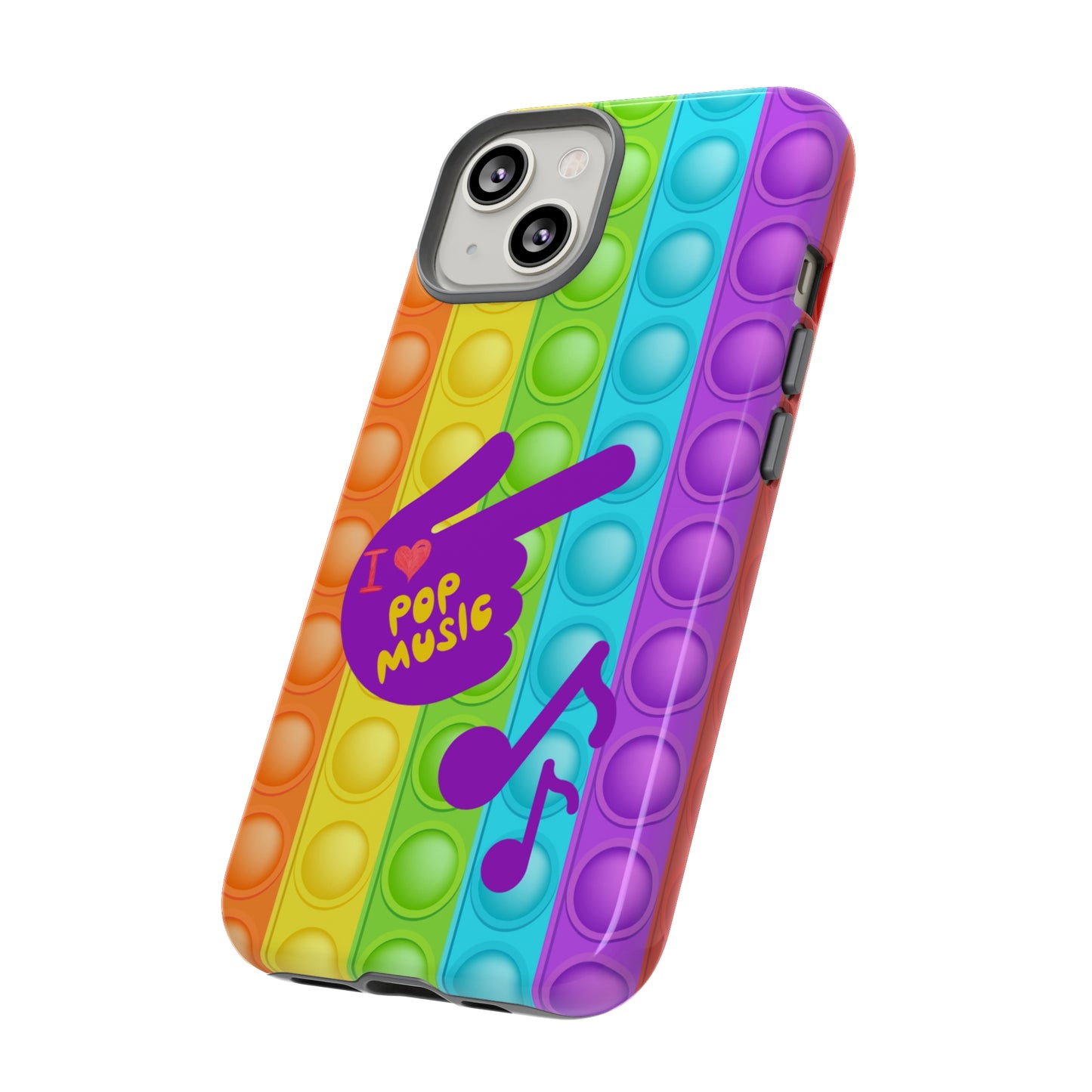 I Love Pop Music | Mostly Android Cases | MAC (not an actual pop it game)