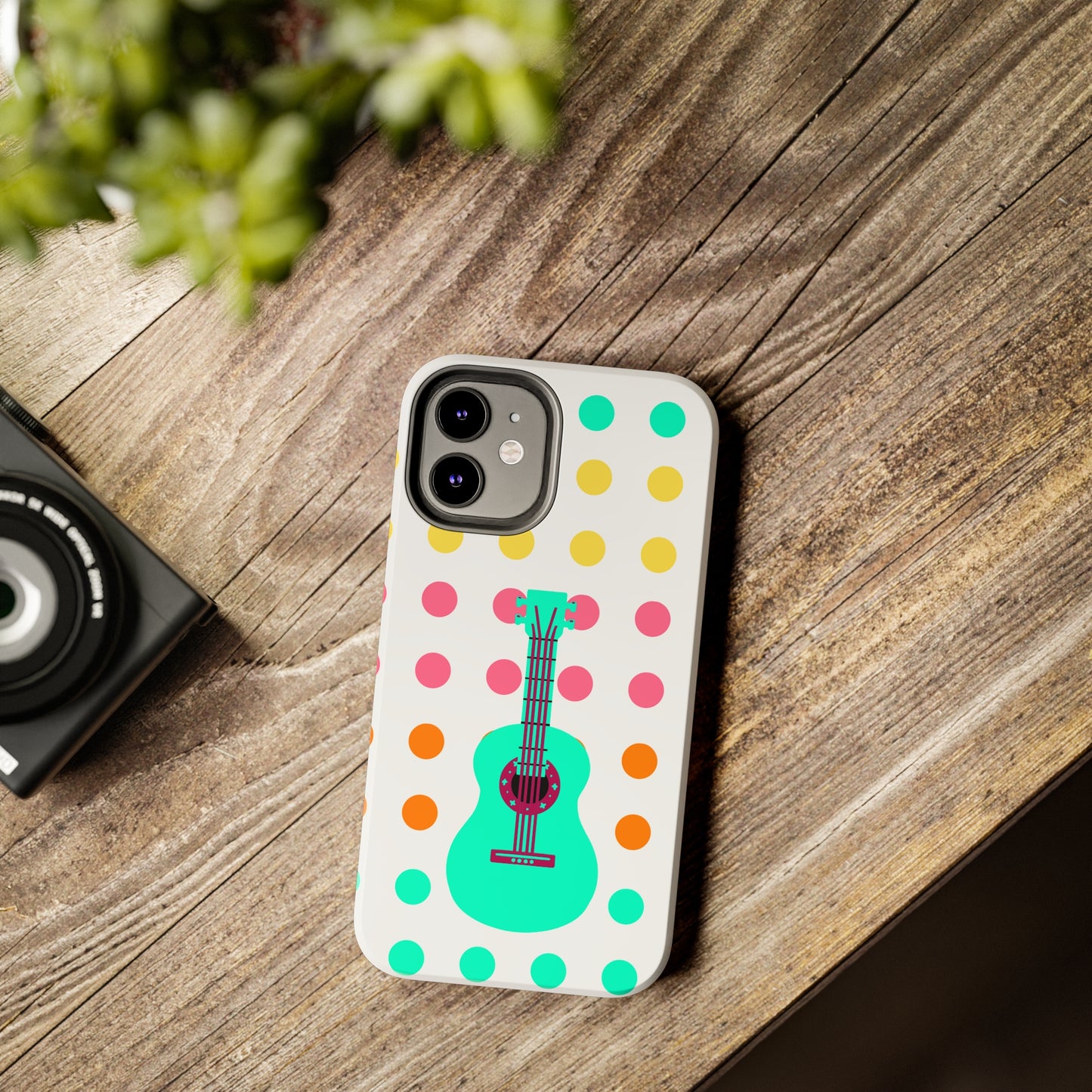 Guitar on Candy Buttons | Mostly iPhone Cases | MIC