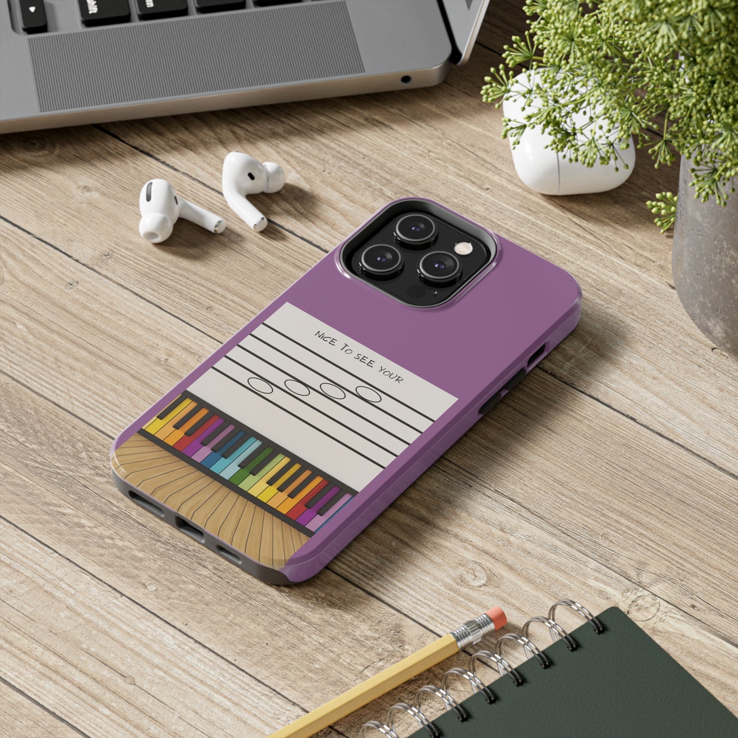 Purple Nice To See Your Face | Mostly iPhone Cases | MIC