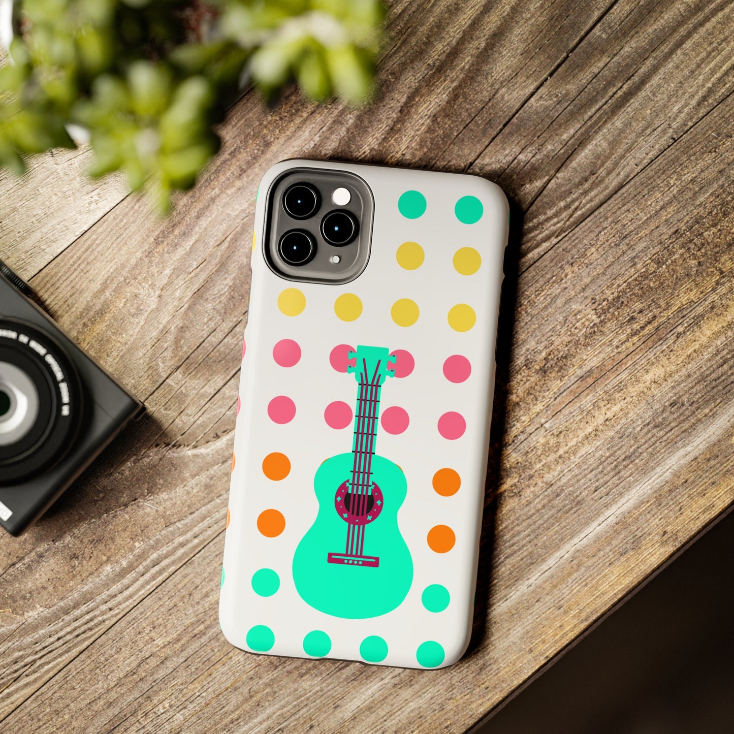 Guitar on Candy Buttons | Mostly iPhone Cases | MIC