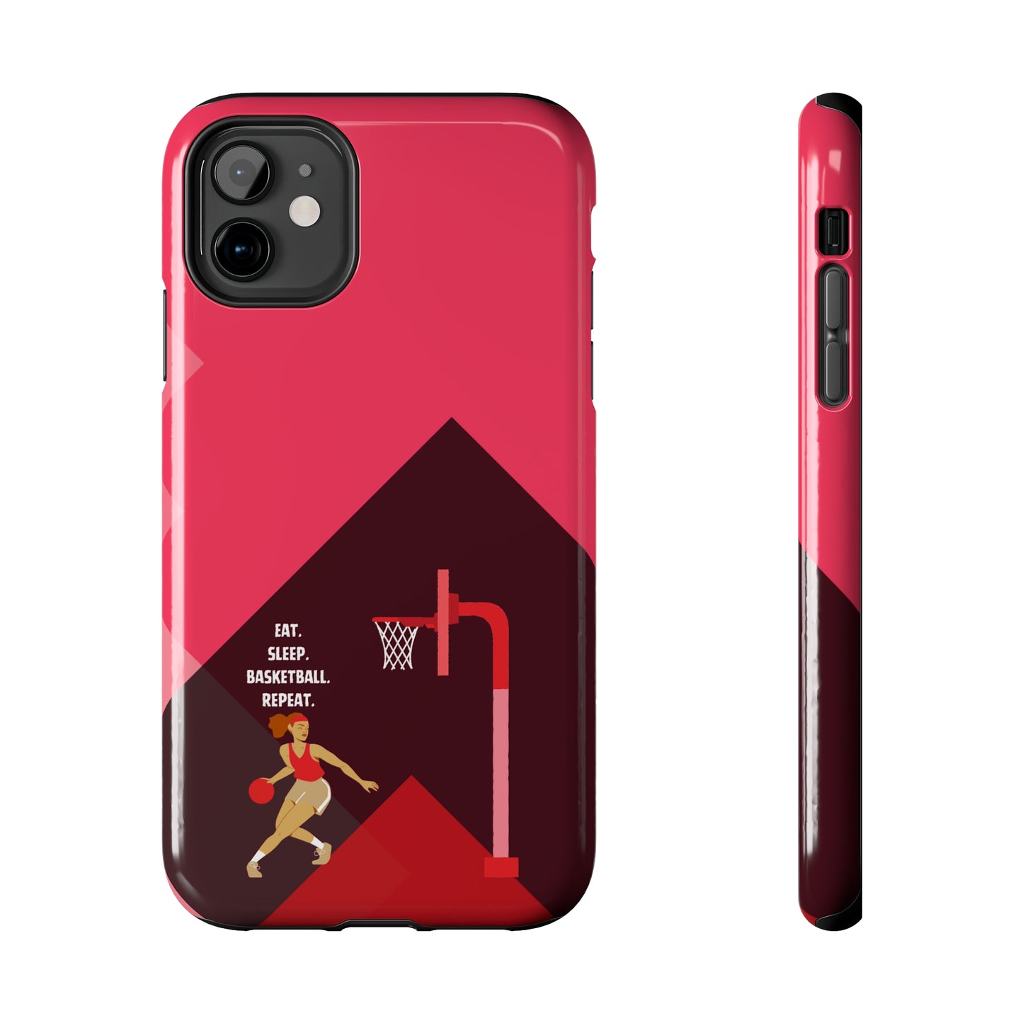 Red Basketball Girl | Mostly iPhone Cases | MIC