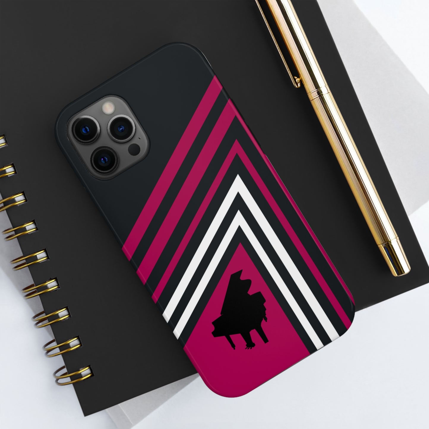 Triangle Stripe Piano Design | Mostly iPhone Cases | MIC