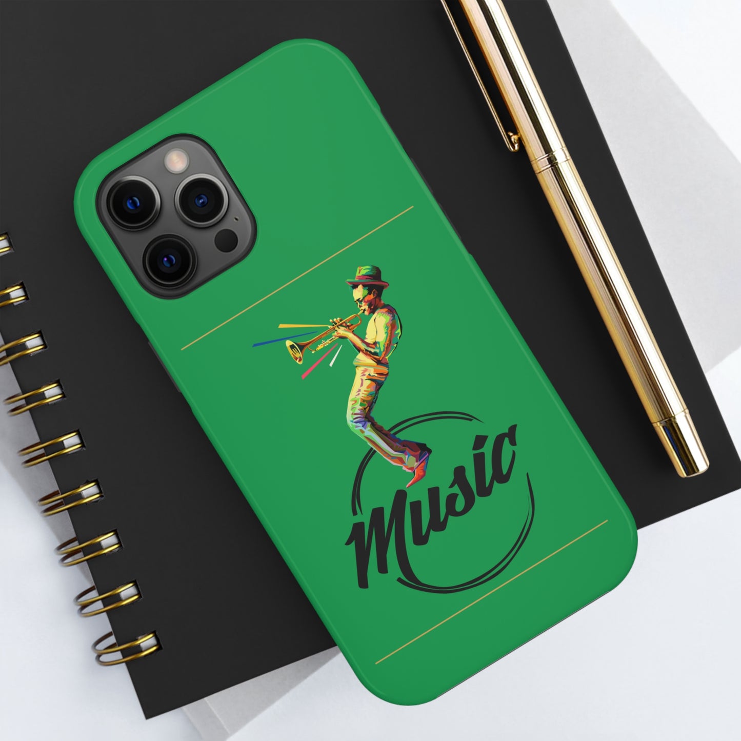 Festive Trumpet Man | Mostly iPhone Cases | MIC