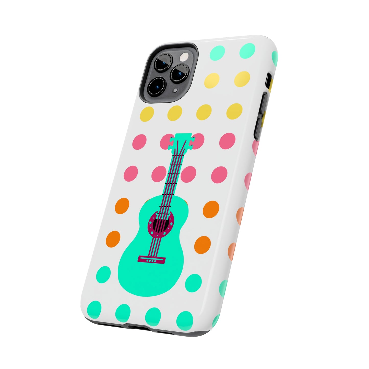 Guitar on Candy Buttons | Mostly iPhone Cases | MIC