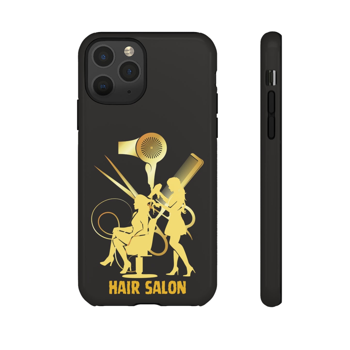 Black and Gold Hair Salon | Mostly Android Phone Cases | MAC