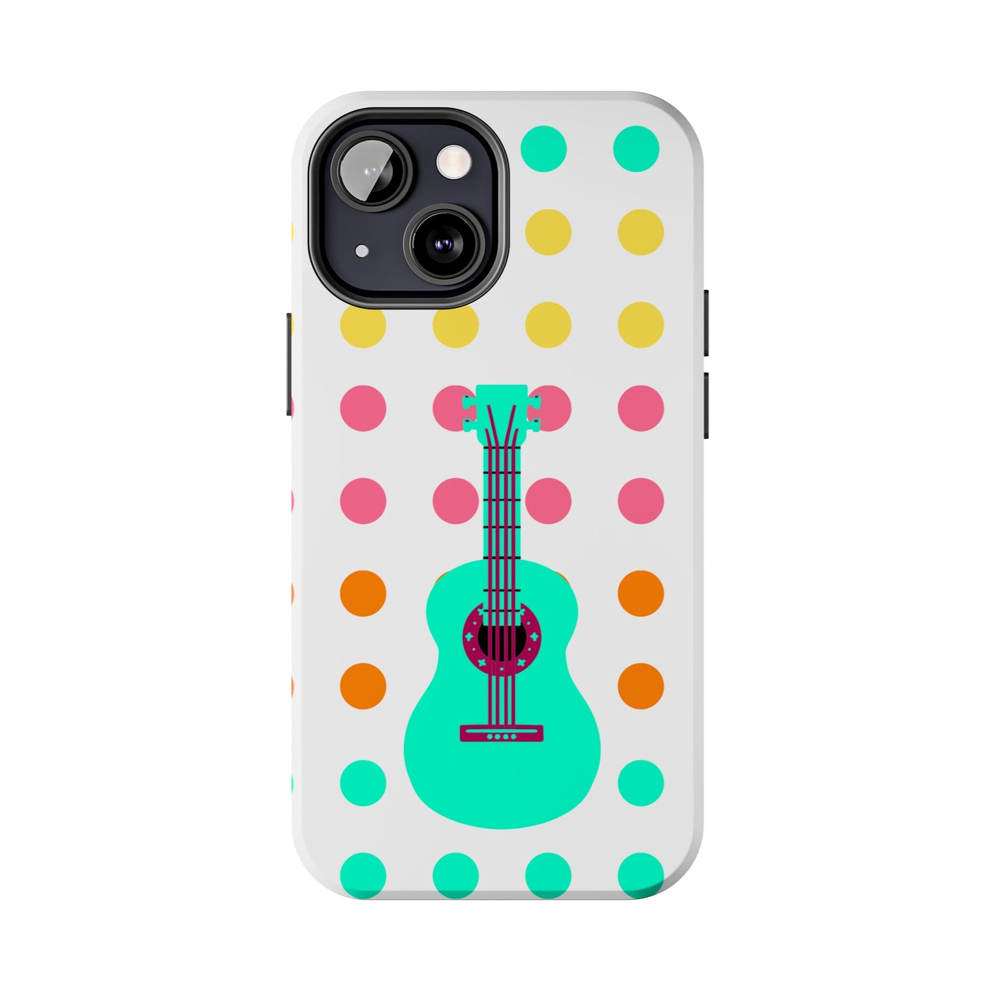 Guitar on Candy Buttons | Mostly iPhone Cases | MIC