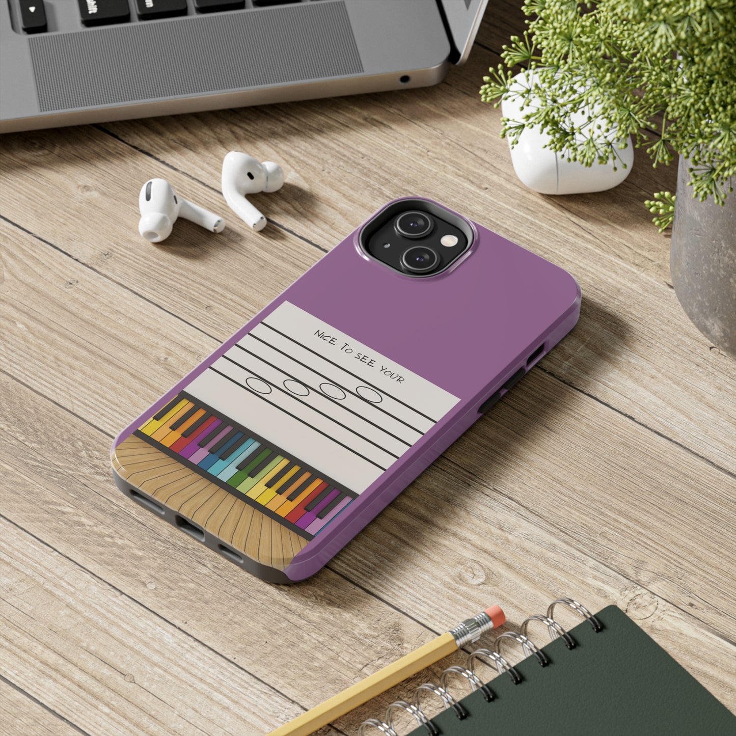 Purple Nice To See Your Face | Mostly iPhone Cases | MIC