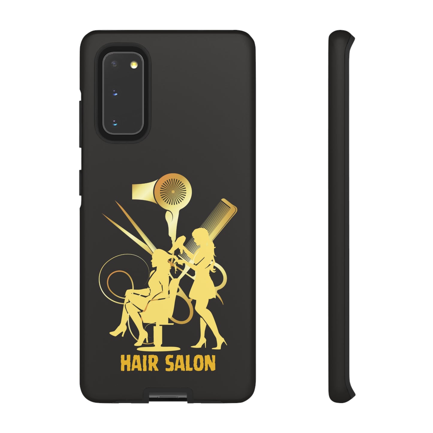 Black and Gold Hair Salon | Mostly Android Phone Cases | MAC