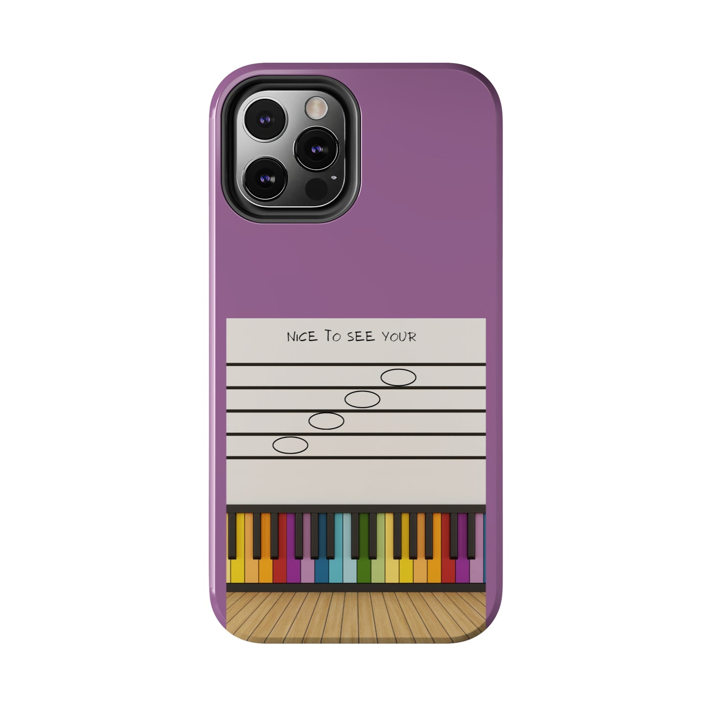 Purple Nice To See Your Face | Mostly iPhone Cases | MIC