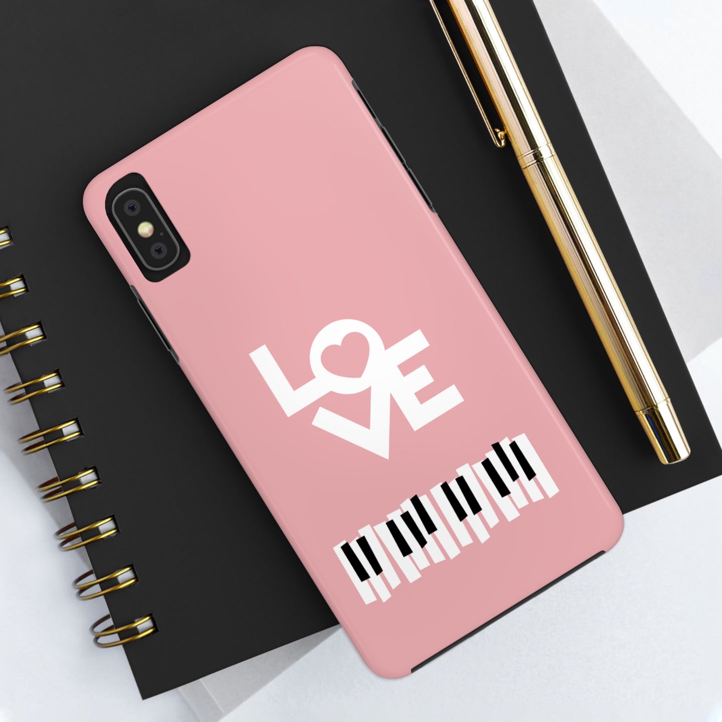 Pinkish Piano Love | Mostly iPhone Cases | MIC