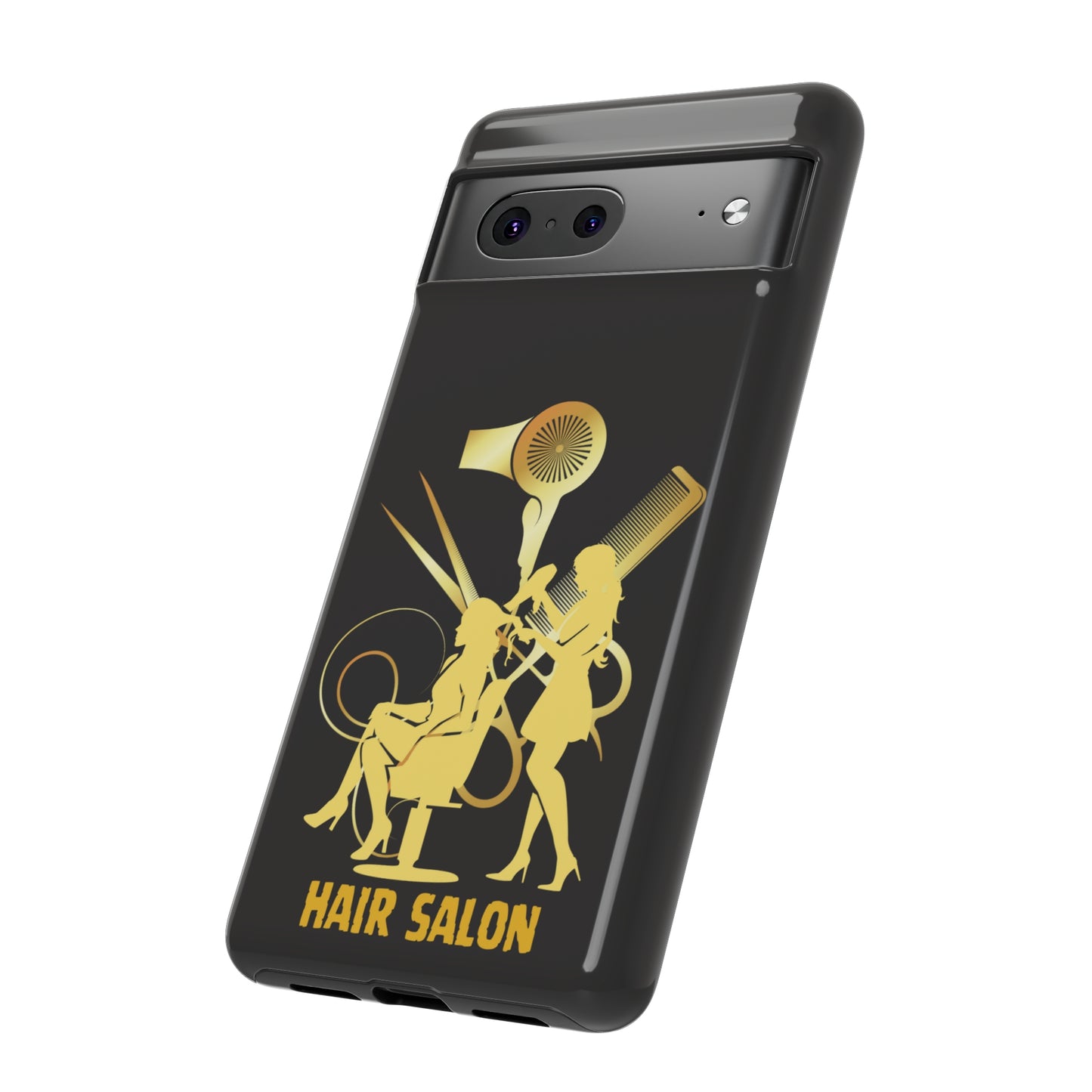 Black and Gold Hair Salon | Mostly Android Phone Cases | MAC