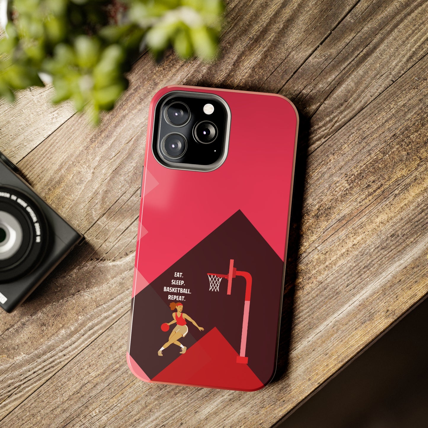 Red Basketball Girl | Mostly iPhone Cases | MIC