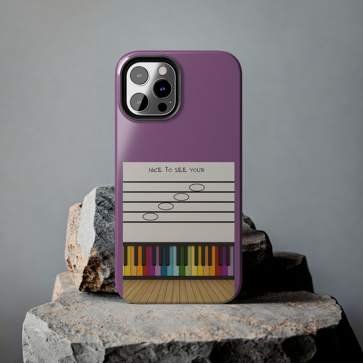 Purple Nice To See Your Face | Mostly iPhone Cases | MIC