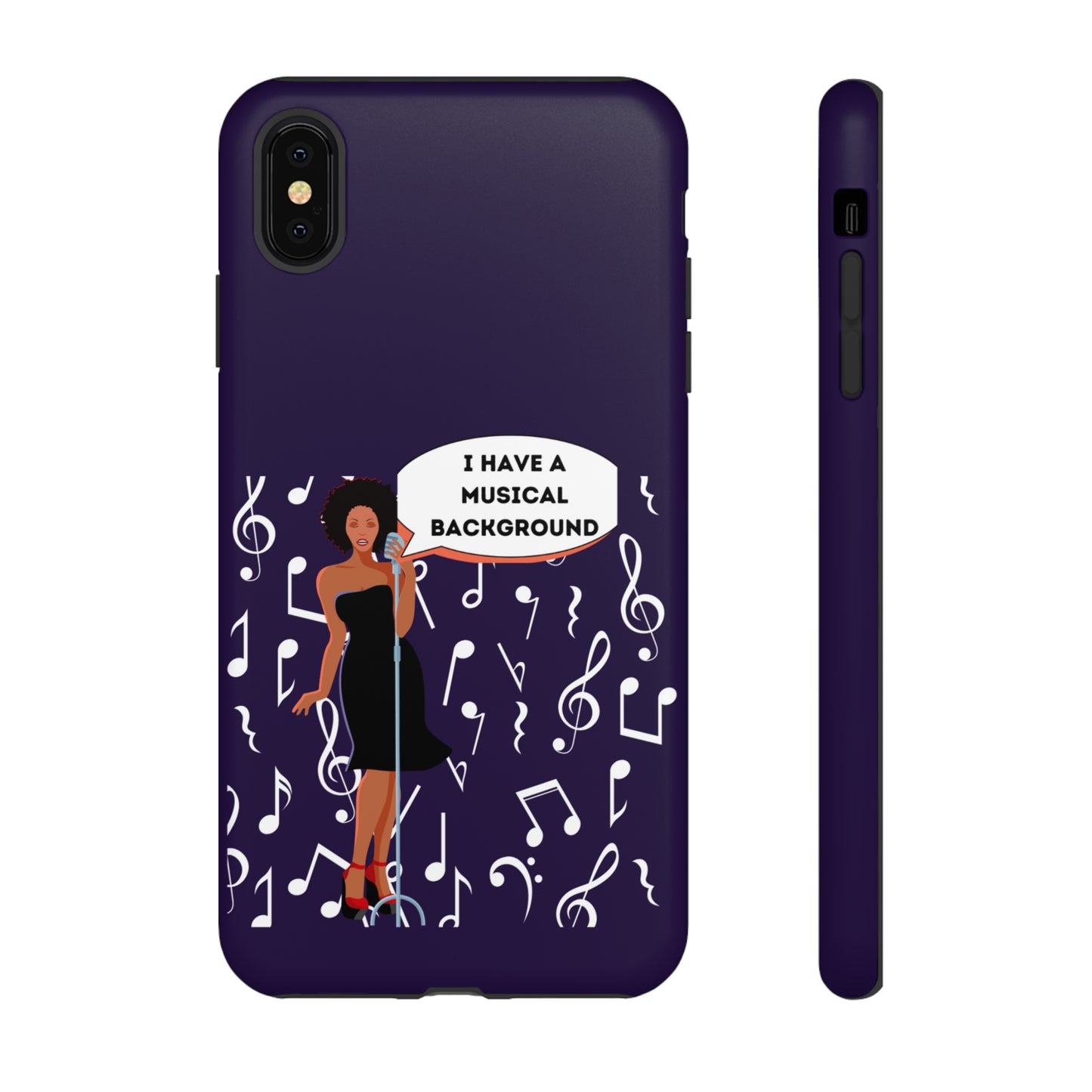 Lady Singer With Musical Background | Mostly Android Cases | MAC