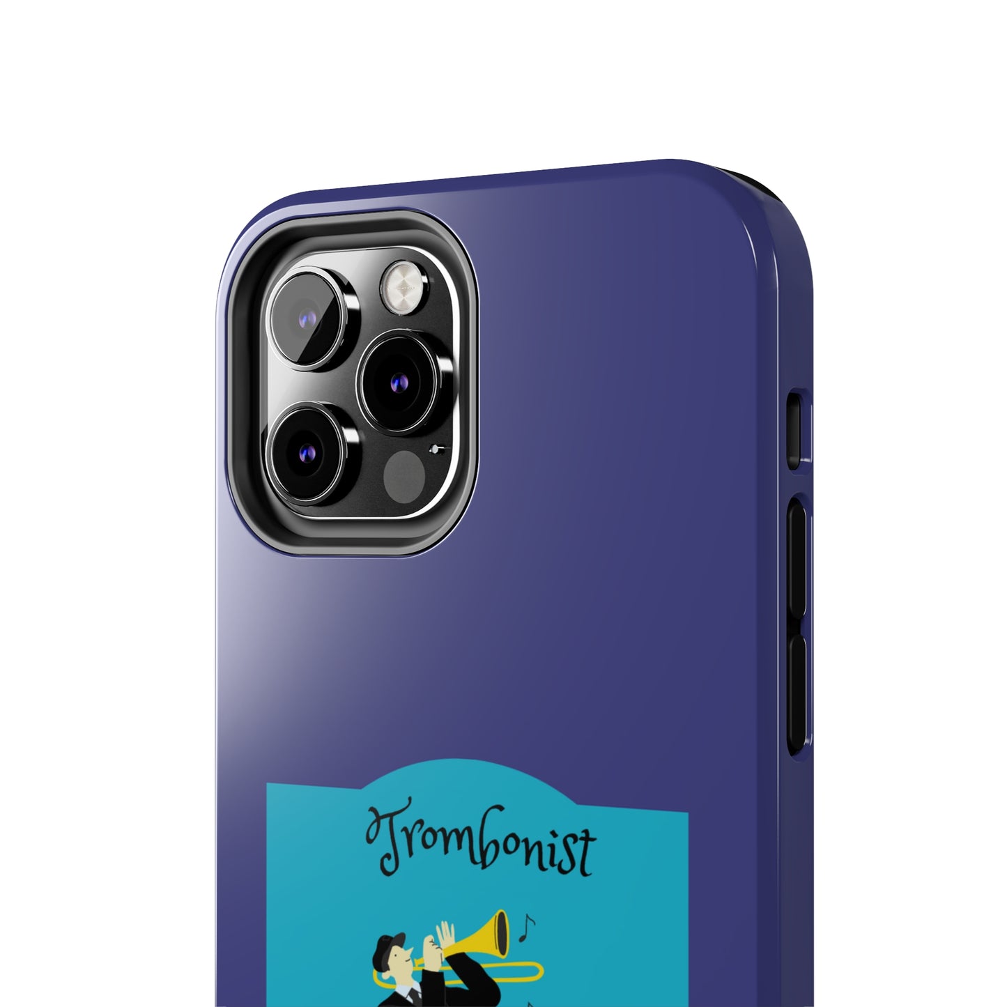 Blue Trombone Man | Mostly iPhone Cases | MIC