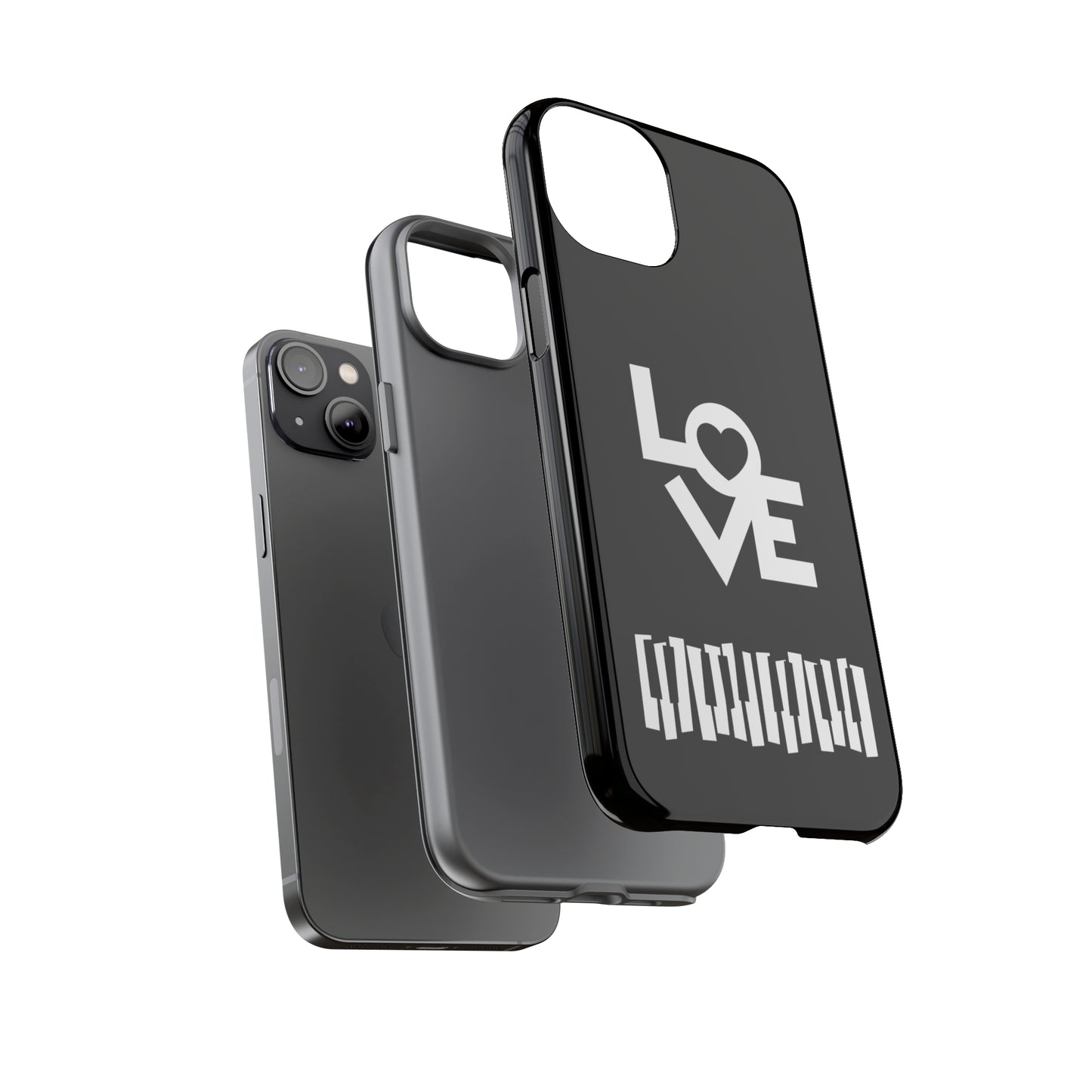 Black Piano Love | Mostly Android Cases | MAC