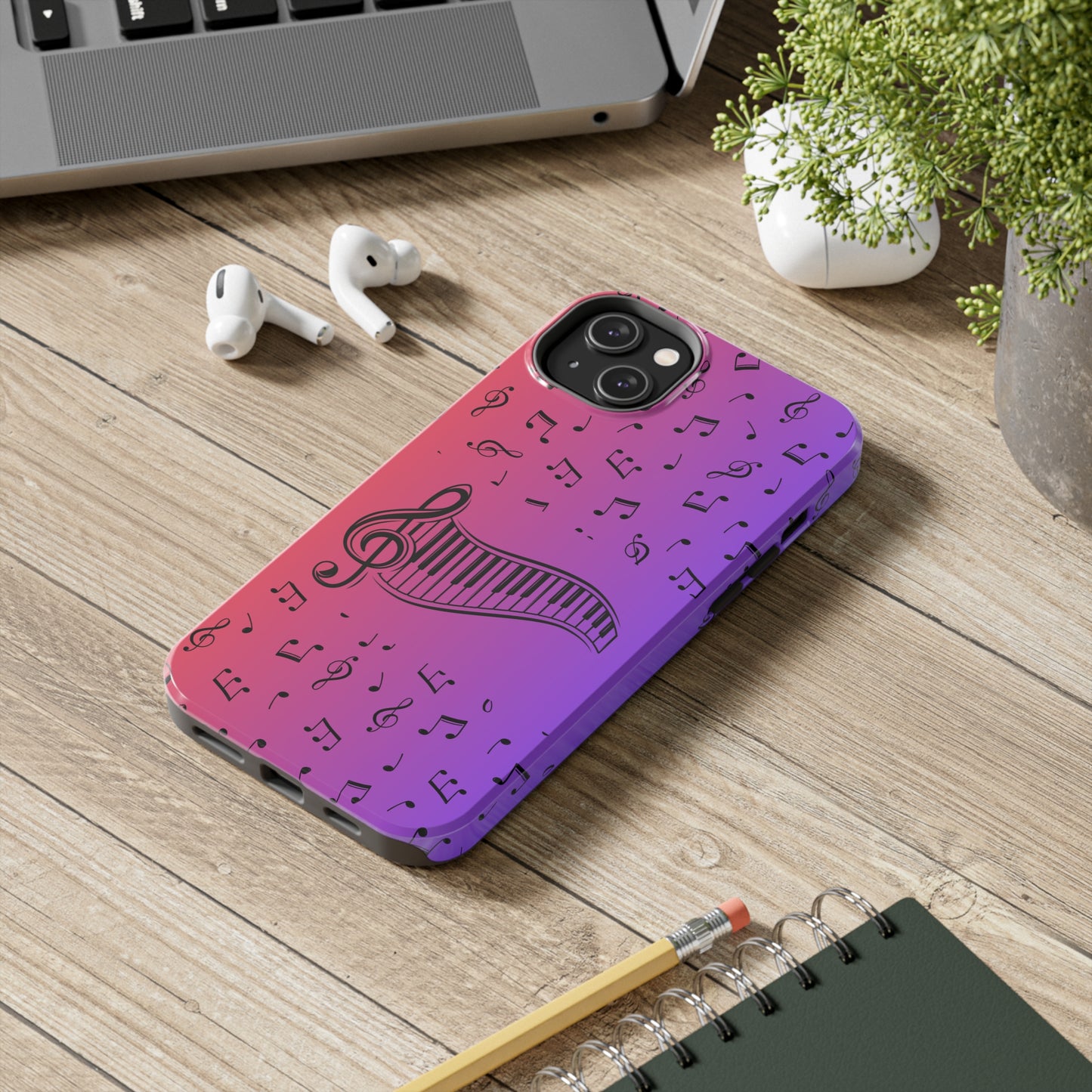 Piano Keyboard on Music Notes & Clefs | Mostly iPhone Cases | MIC