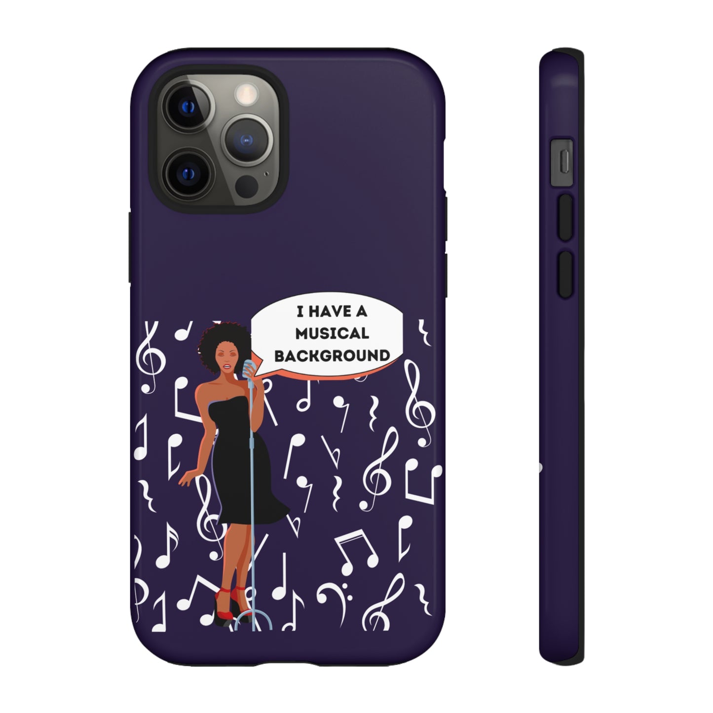 Lady Singer With Musical Background | Mostly Android Cases | MAC