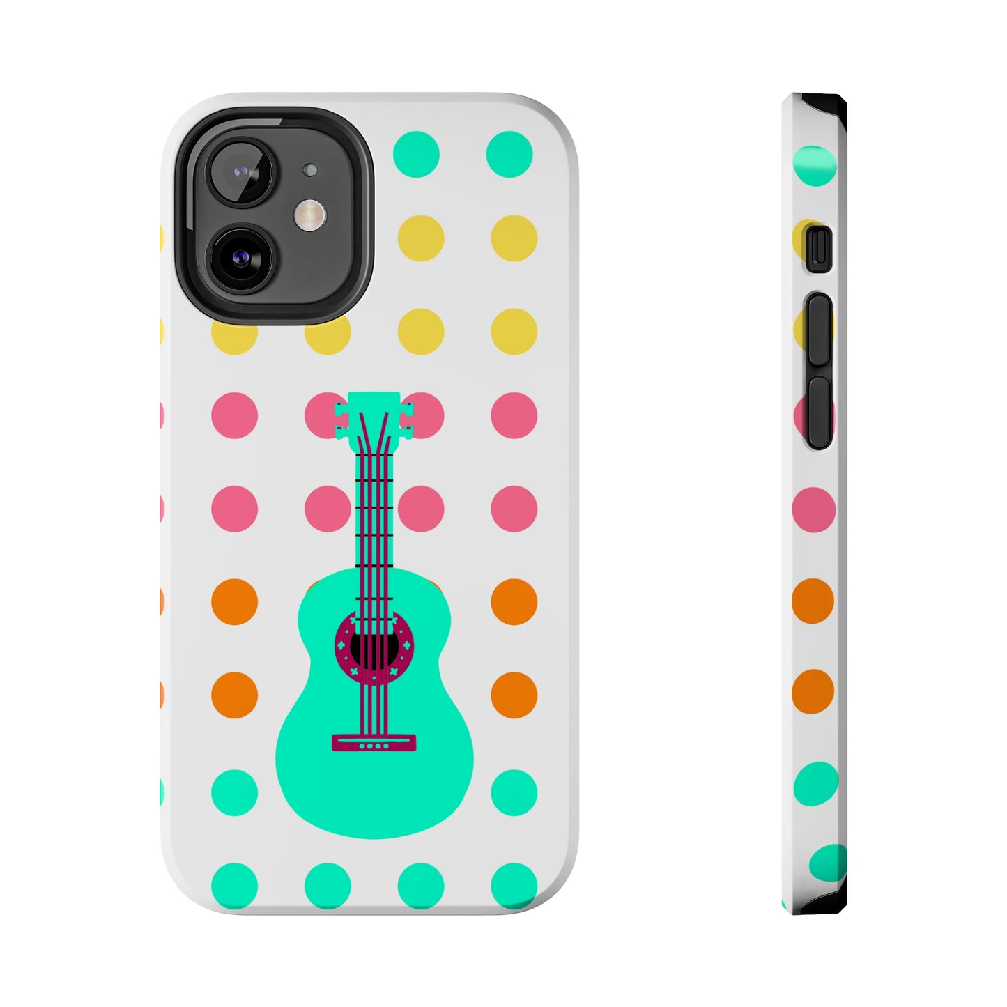 Guitar on Candy Buttons | Mostly iPhone Cases | MIC